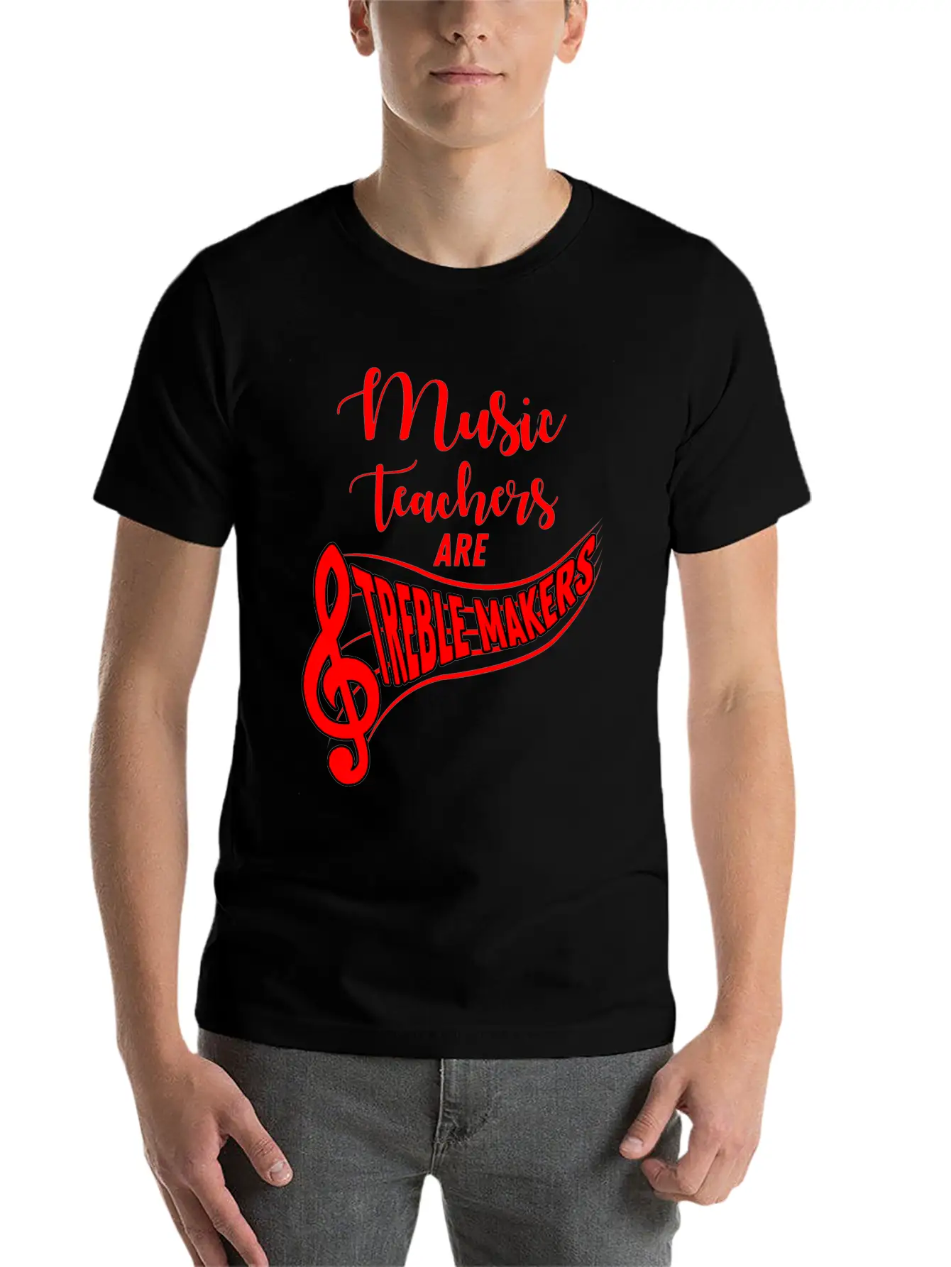 Music Teacher Breathable Soft Cotton T-Shirt – Timeless Casual Look