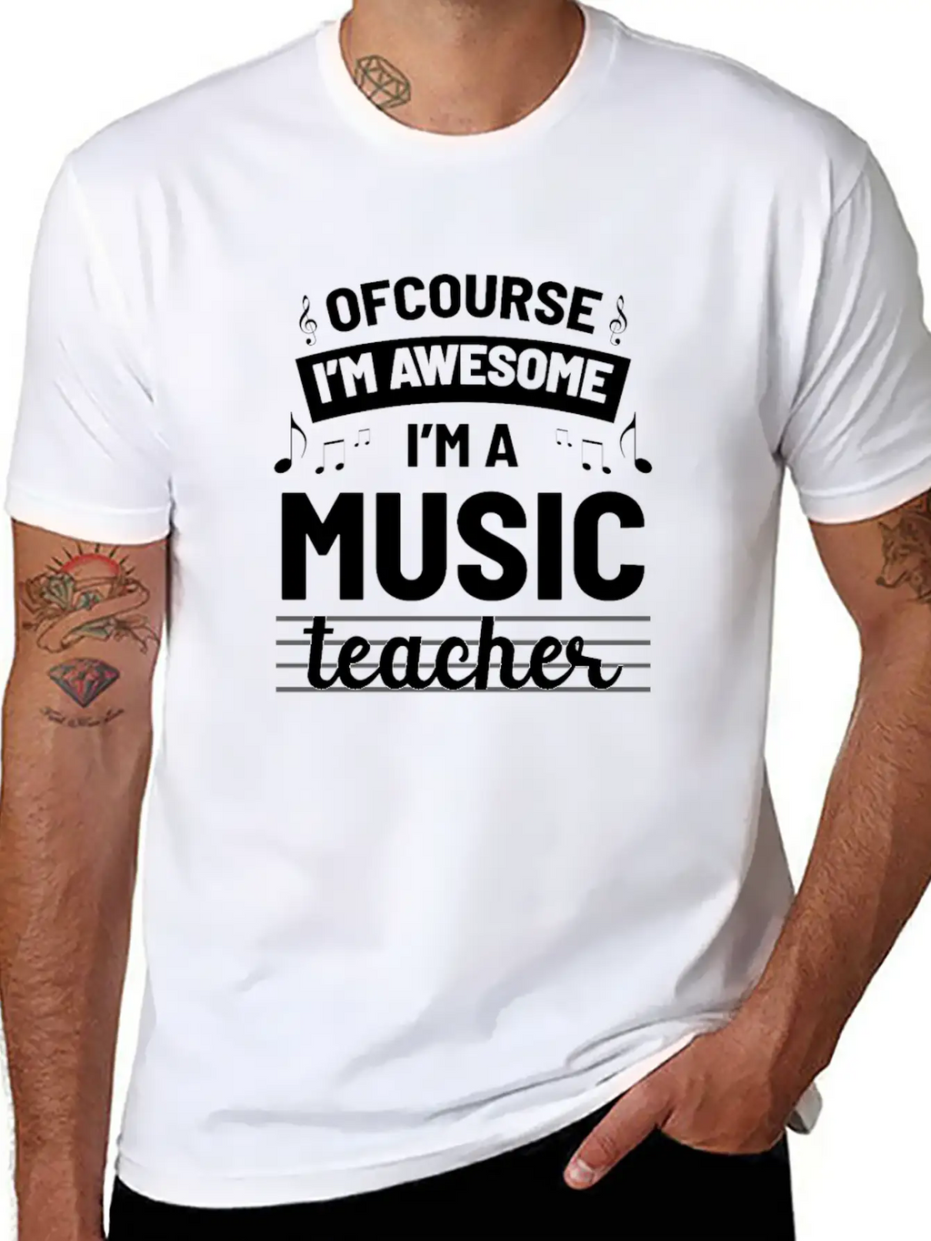Music Teacher Essential Cotton Tee For Daily Outfits – Unisex Style
