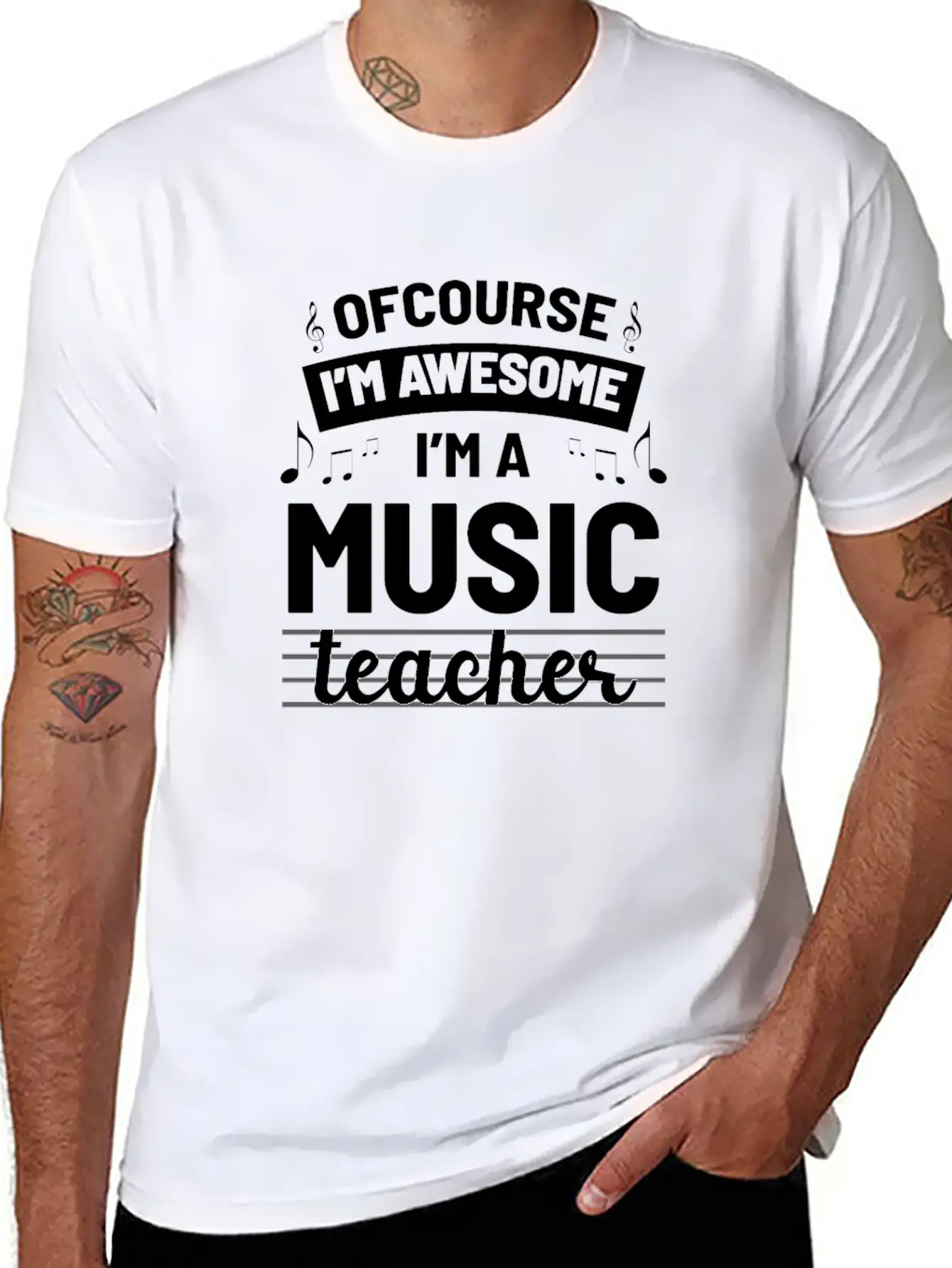 Music Teacher Essential Cotton Tee For Daily Outfits – Unisex Style