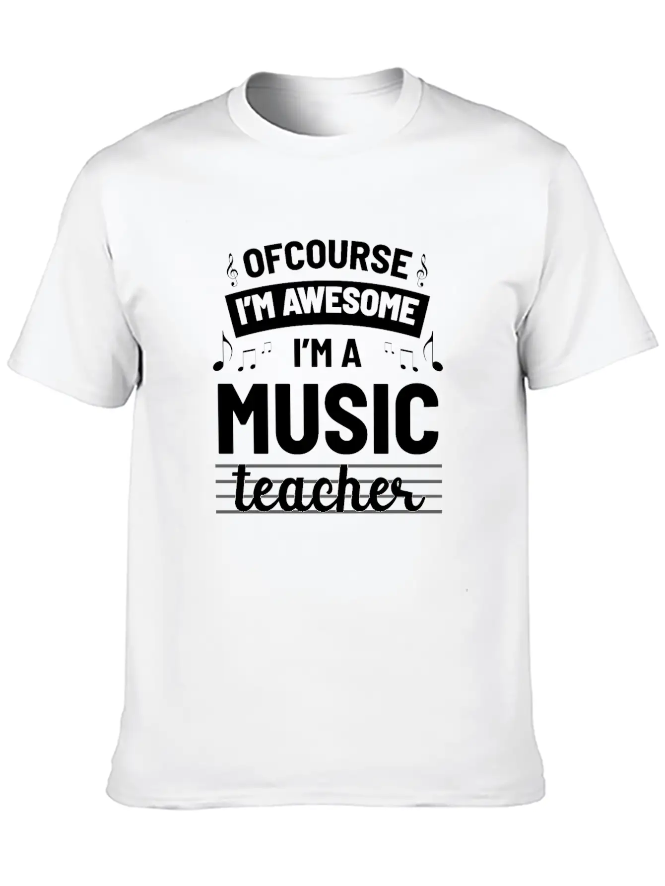 Music Teacher Essential Cotton Tee For Daily Outfits – Unisex Style