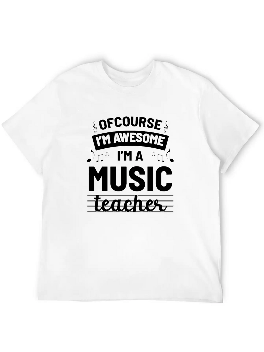 Music Teacher Essential Cotton Tee For Daily Outfits – Unisex Style