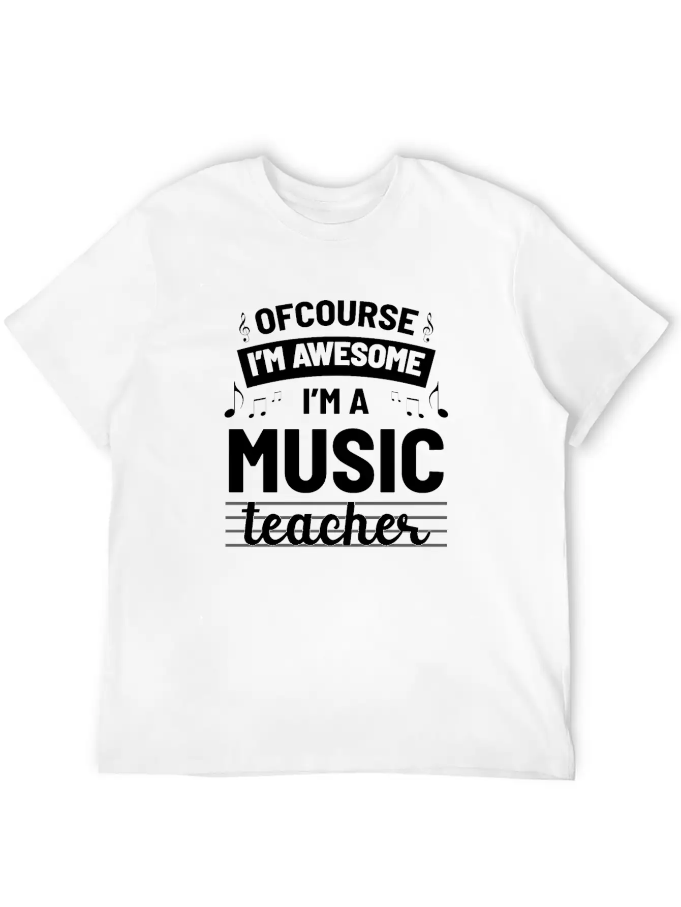 Music Teacher Essential Cotton Tee For Daily Outfits – Unisex Style
