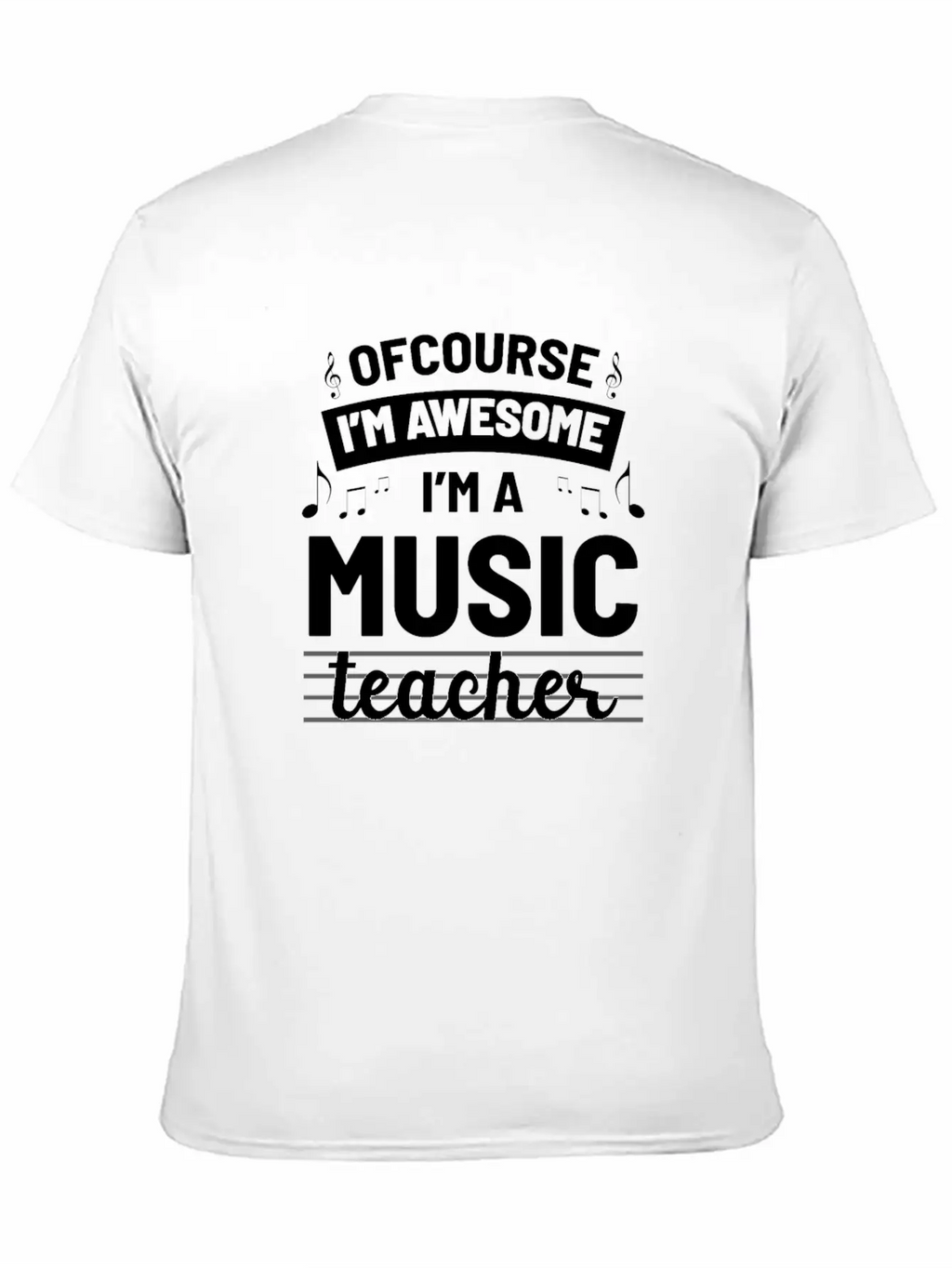 Music Teacher Essential Cotton Tee For Daily Outfits – Unisex Style