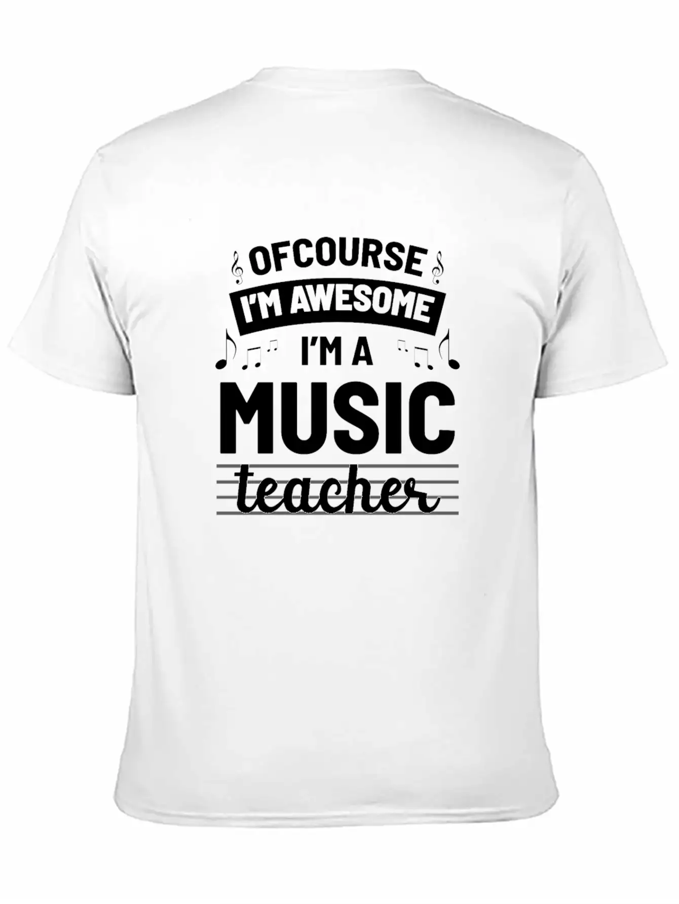 Music Teacher Essential Cotton Tee For Daily Outfits – Unisex Style