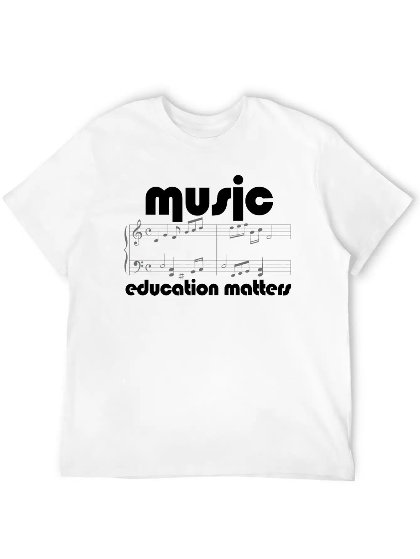 Music Teacher Music Education Matters Composer Breathable Soft Cotton T-Shirt – Timeless Casual Look