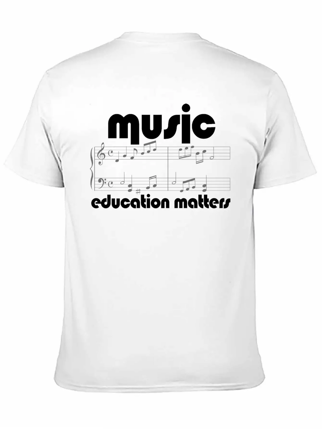 Music Teacher Music Education Matters Composer Breathable Soft Cotton T-Shirt – Timeless Casual Look