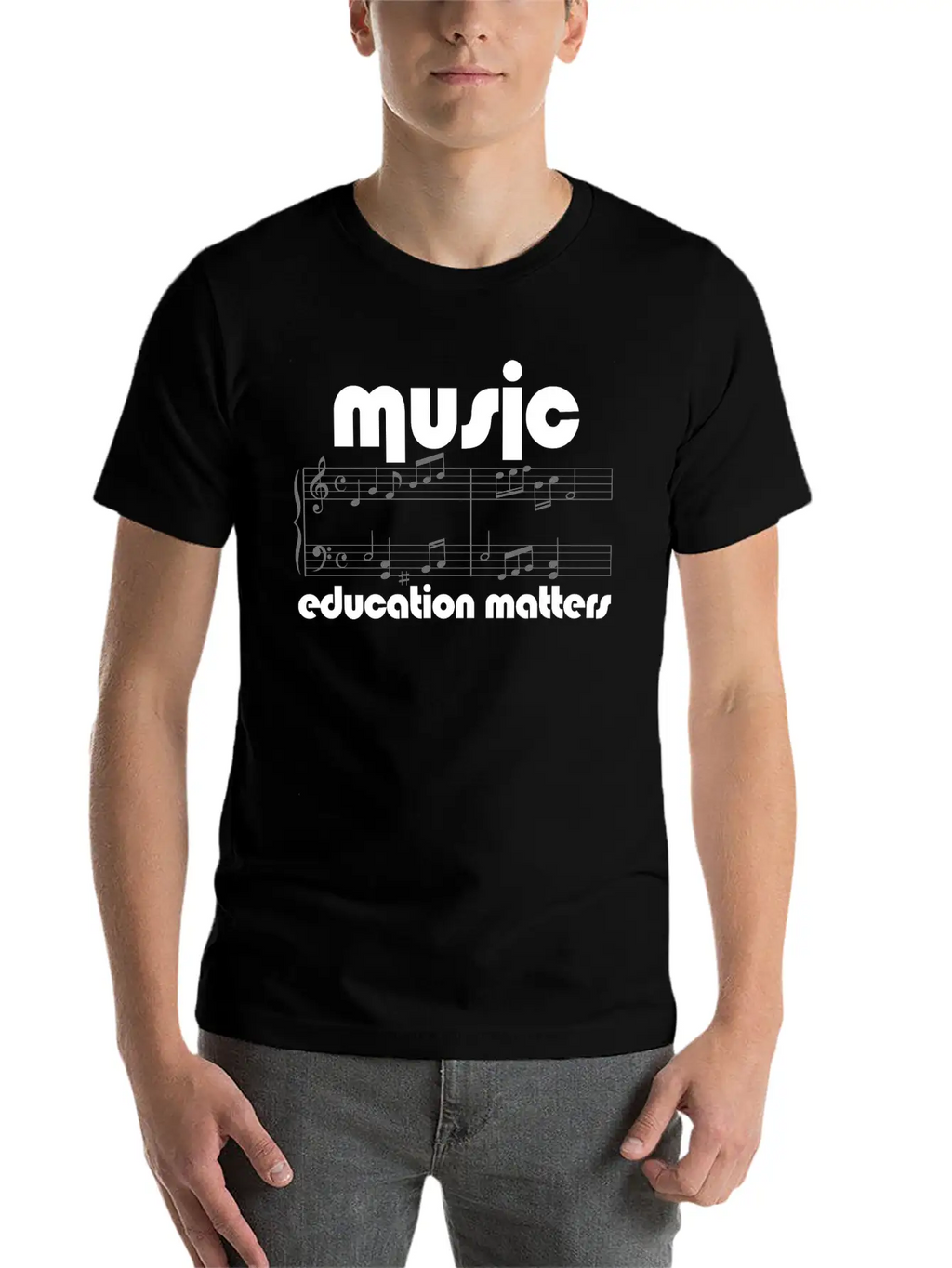 Music Teacher Music Education Matters Composer Breathable Soft Cotton T-Shirt – Timeless Casual Look