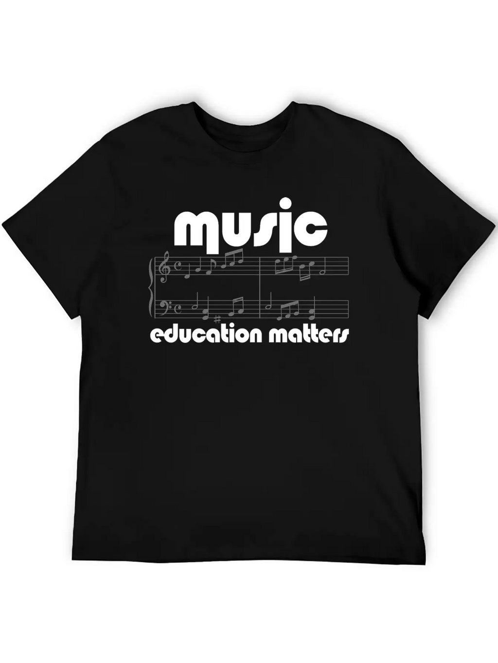 Music Teacher Music Education Matters Composer Breathable Soft Cotton T-Shirt – Timeless Casual Look