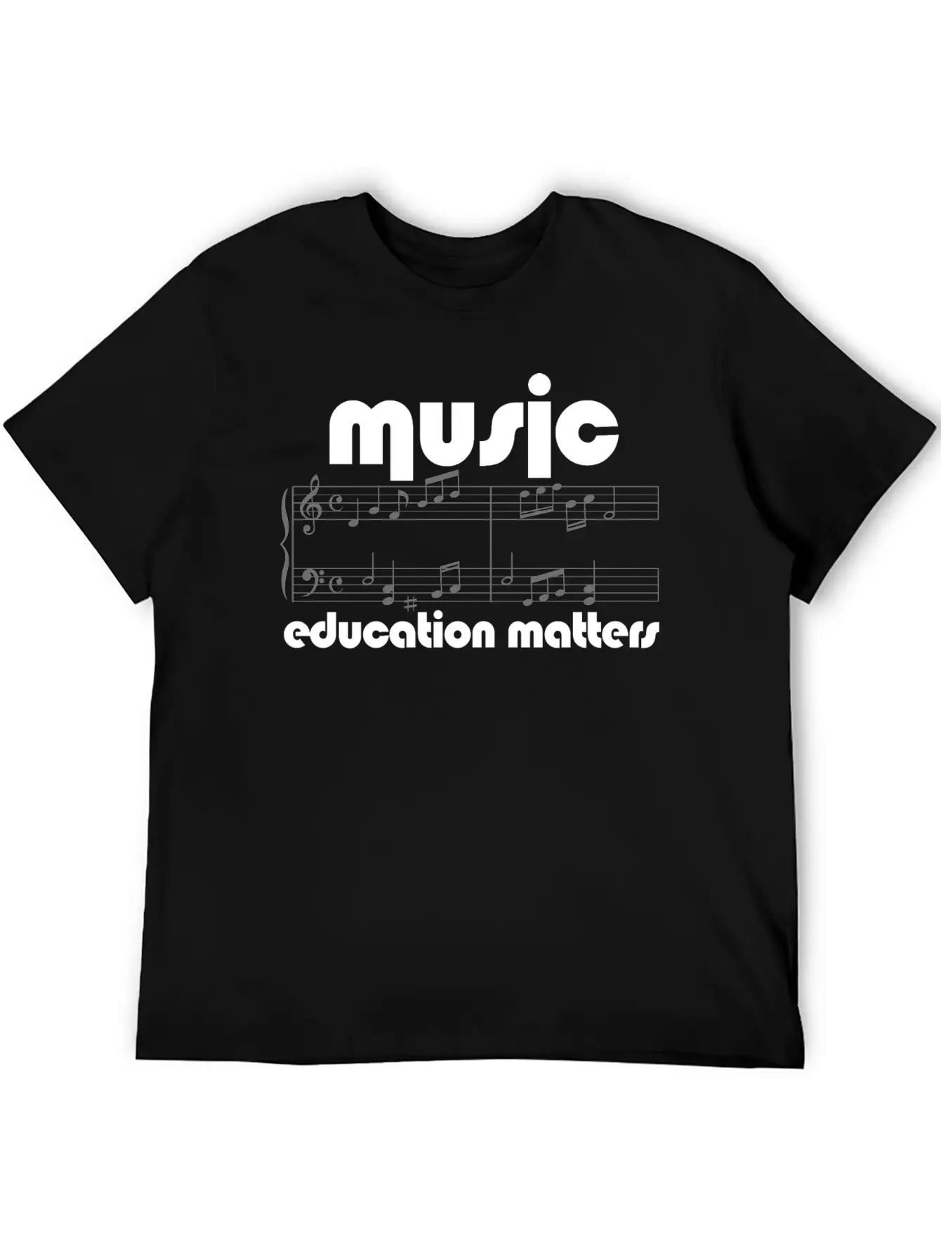 Music Teacher Music Education Matters Composer Breathable Soft Cotton T-Shirt – Timeless Casual Look