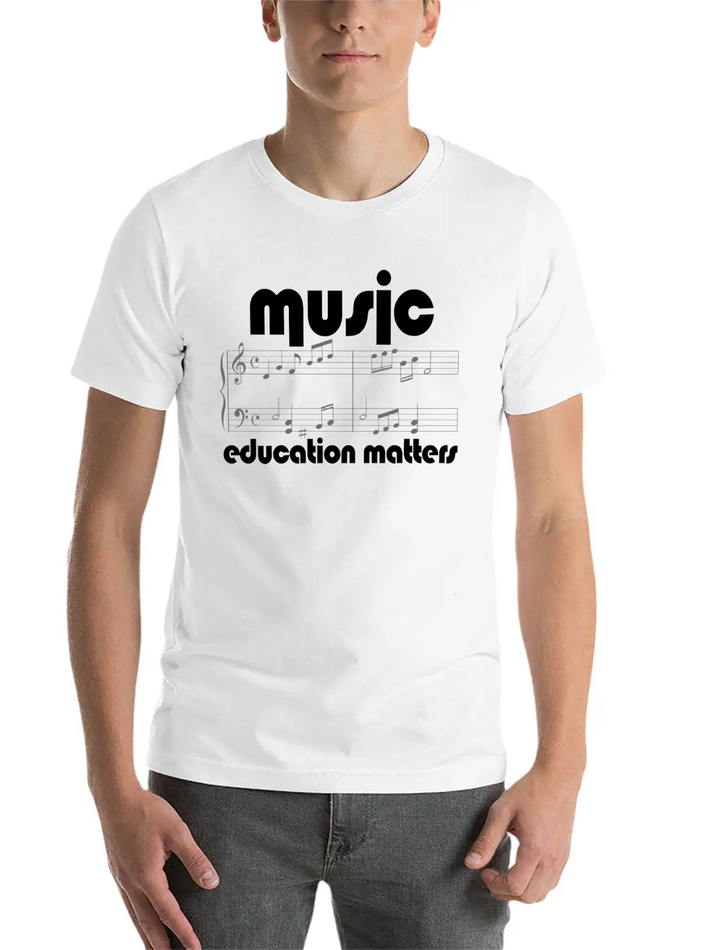 Music Teacher Music Education Matters Composer Breathable Soft Cotton T-Shirt – Timeless Casual Look