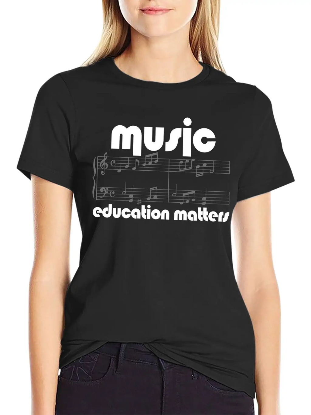 Music Teacher Music Education Matters Composer Breathable Soft Cotton T-Shirt – Timeless Casual Look