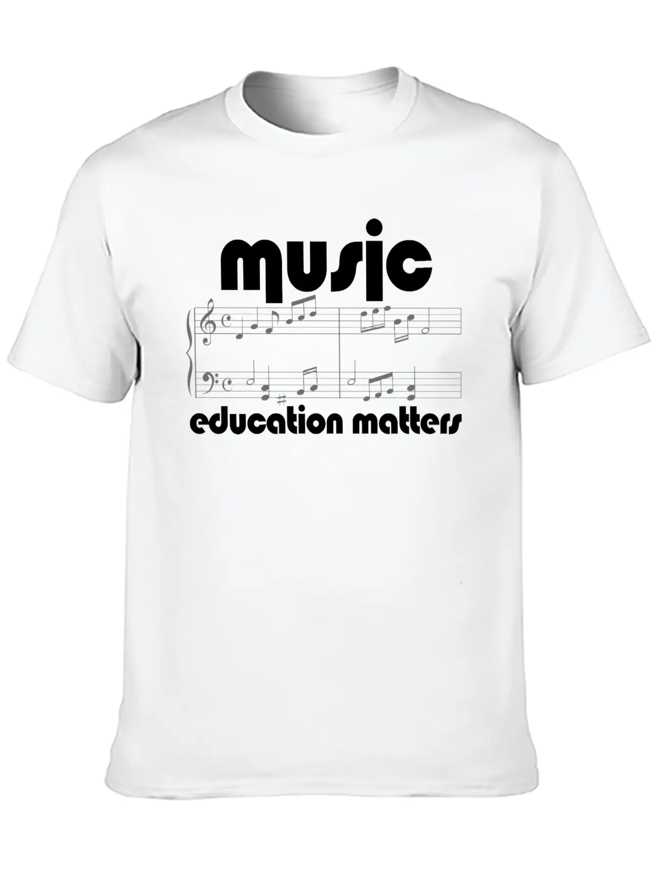 Music Teacher Music Education Matters Composer Breathable Soft Cotton T-Shirt – Timeless Casual Look