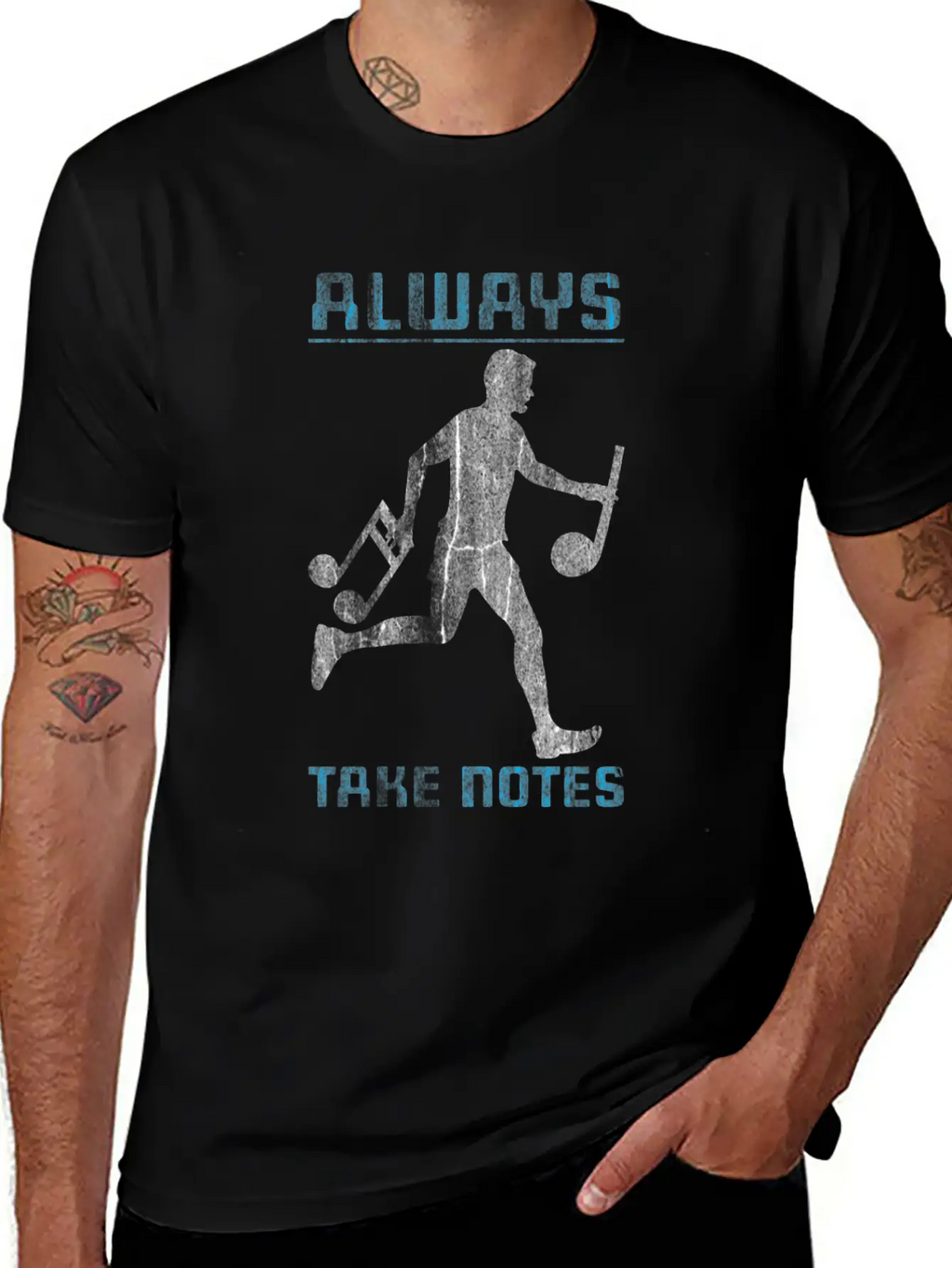 Music Teacher Piece Of Music Breathable Soft Cotton T-Shirt – Timeless Casual Look