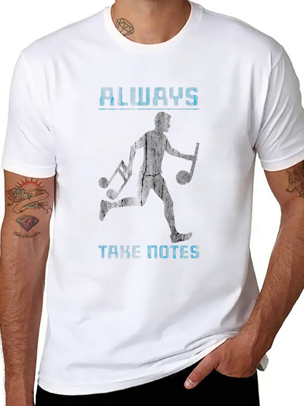 Music Teacher Piece Of Music Breathable Soft Cotton T-Shirt – Timeless Casual Look