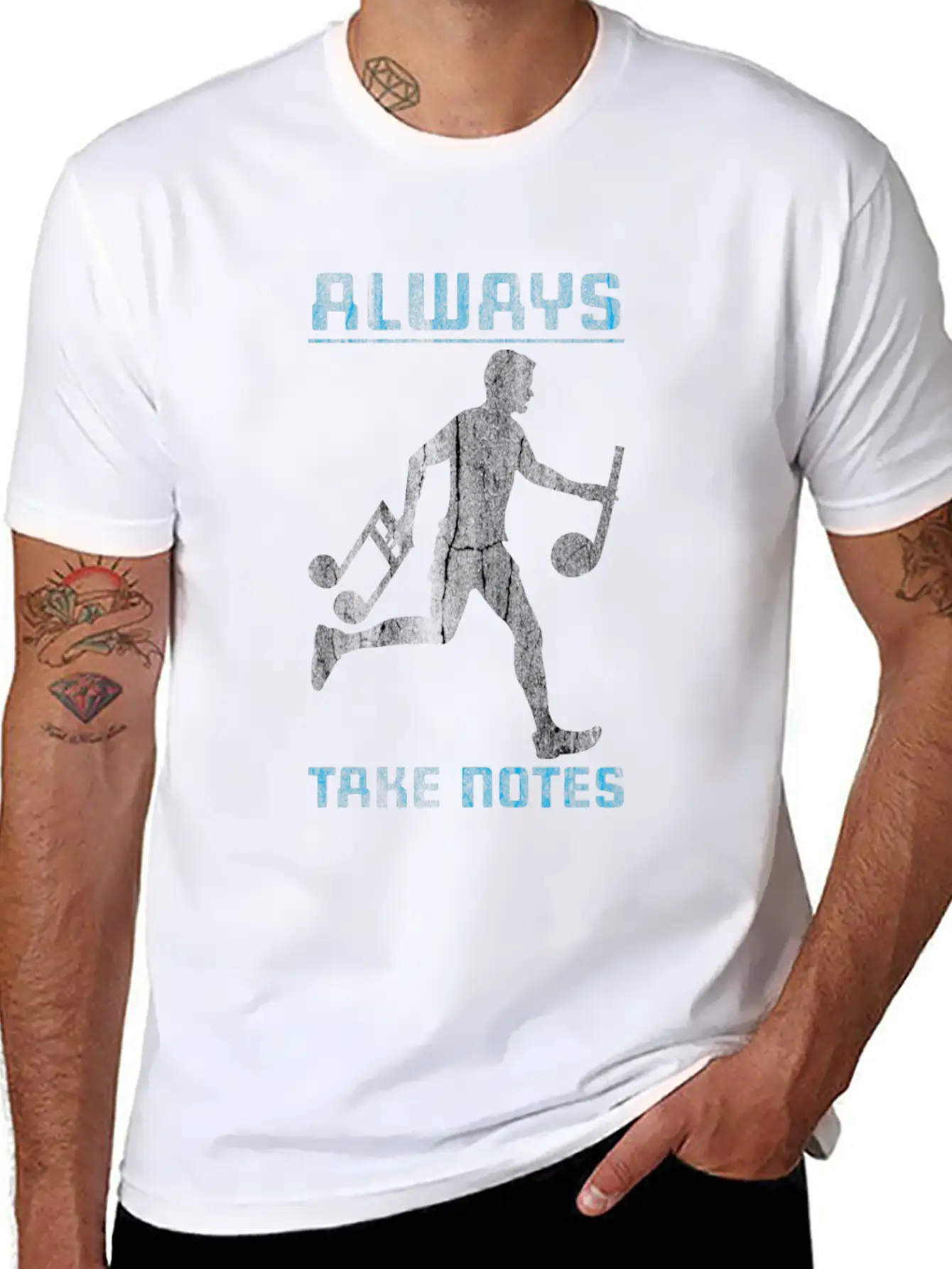 Music Teacher Piece Of Music Breathable Soft Cotton T-Shirt – Timeless Casual Look
