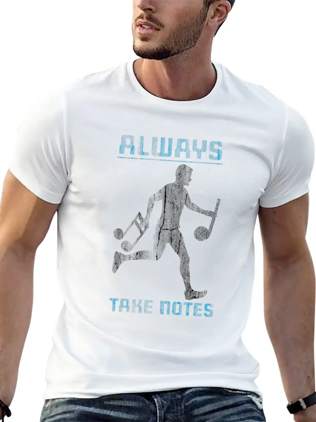 Music Teacher Piece Of Music Breathable Soft Cotton T-Shirt – Timeless Casual Look