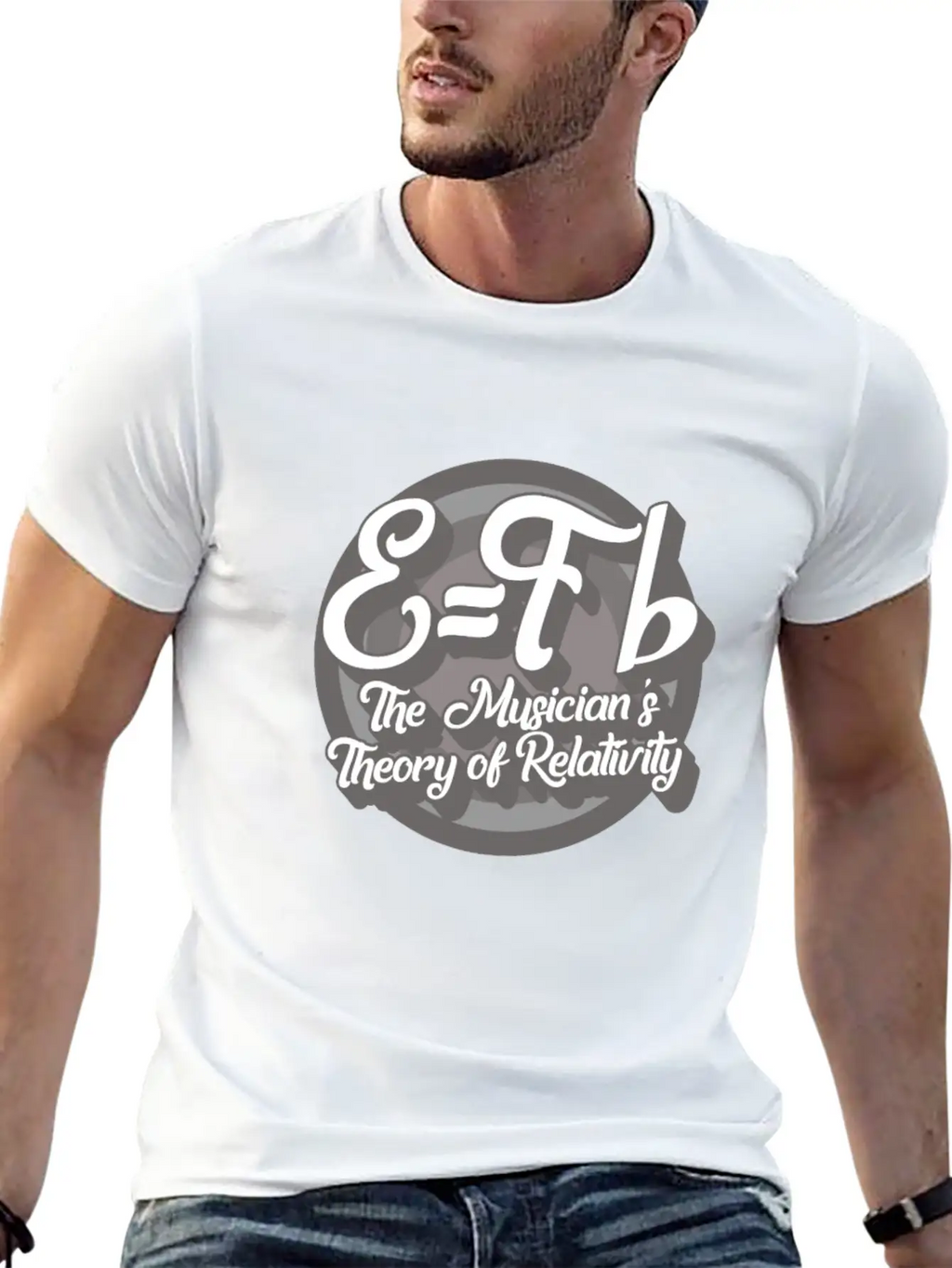 Music Teacher Shirt, E=Fb Musician's Theory Music Unisex Casual T-Shirt – Clean Design For Daily Comfort