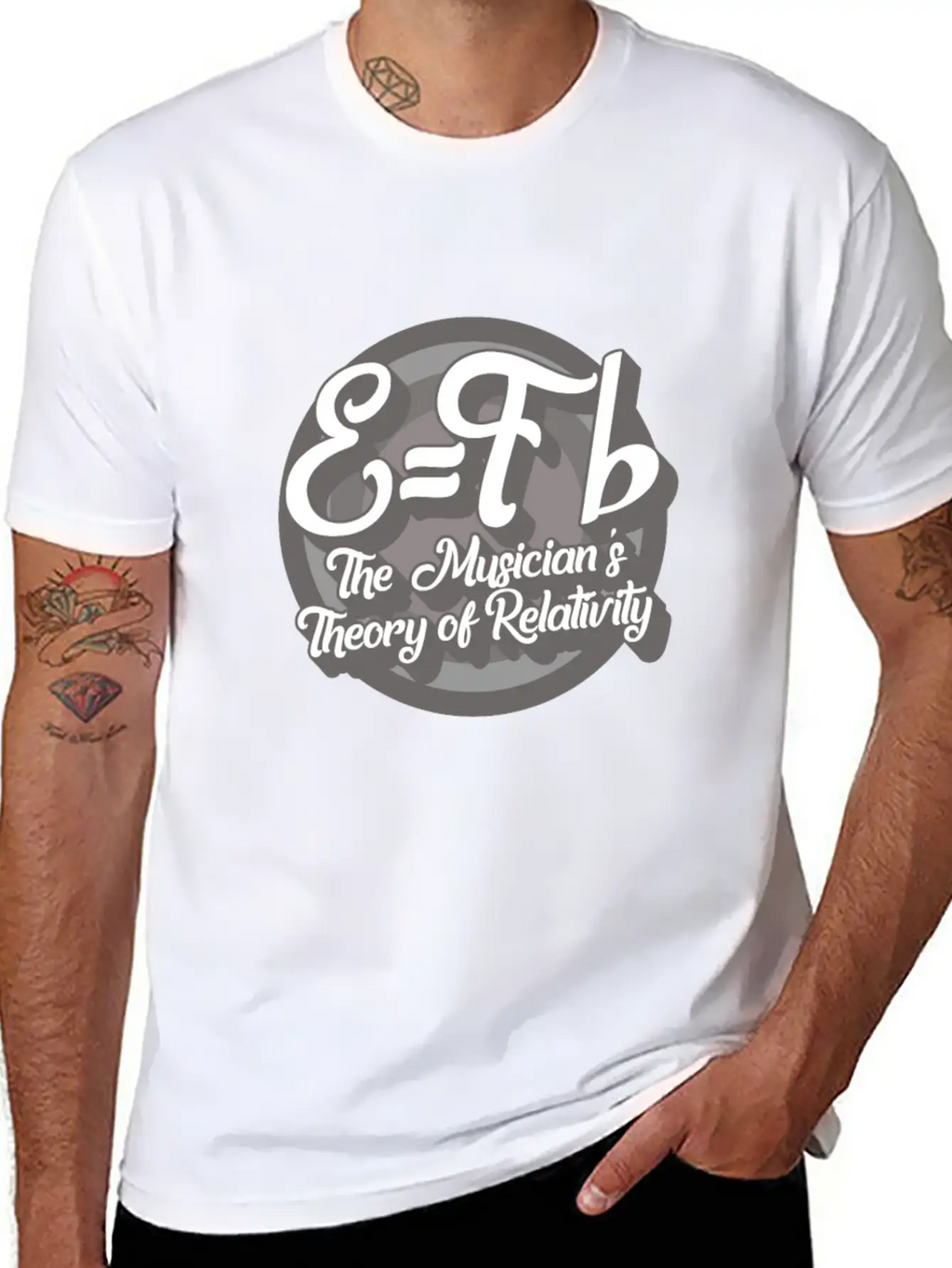 Music Teacher Shirt, E=Fb Musician's Theory Music Unisex Casual T-Shirt – Clean Design For Daily Comfort