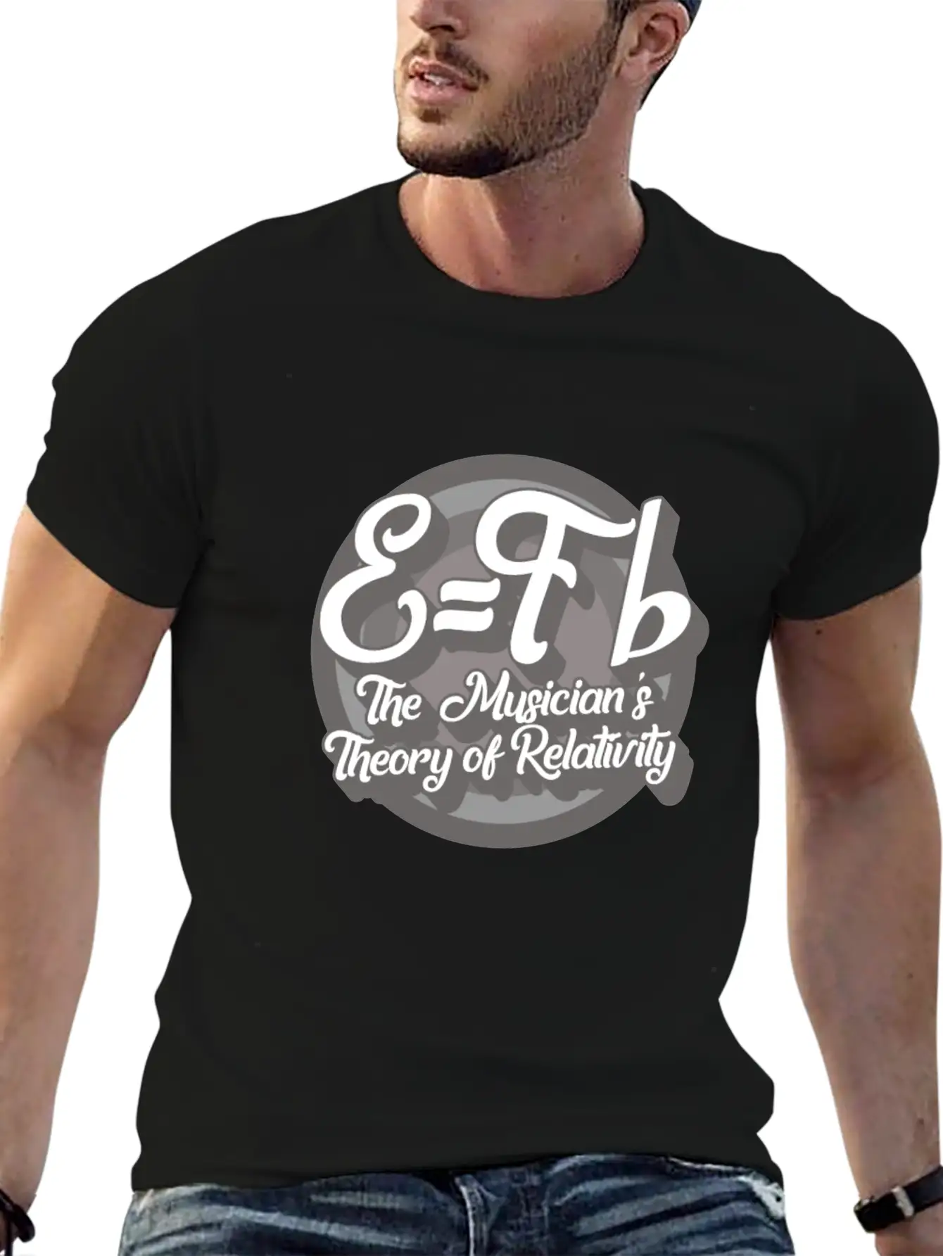Music Teacher Shirt, E=Fb Musician's Theory Music Unisex Casual T-Shirt – Clean Design For Daily Comfort