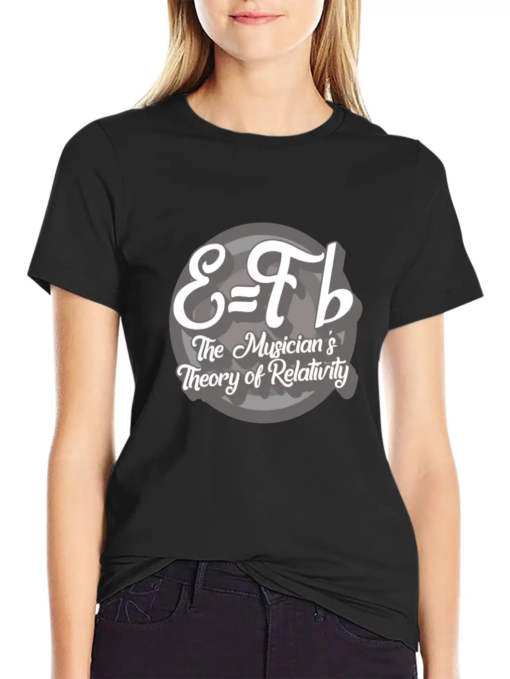 Music Teacher Shirt, E=Fb Musician's Theory Music Unisex Casual T-Shirt – Clean Design For Daily Comfort