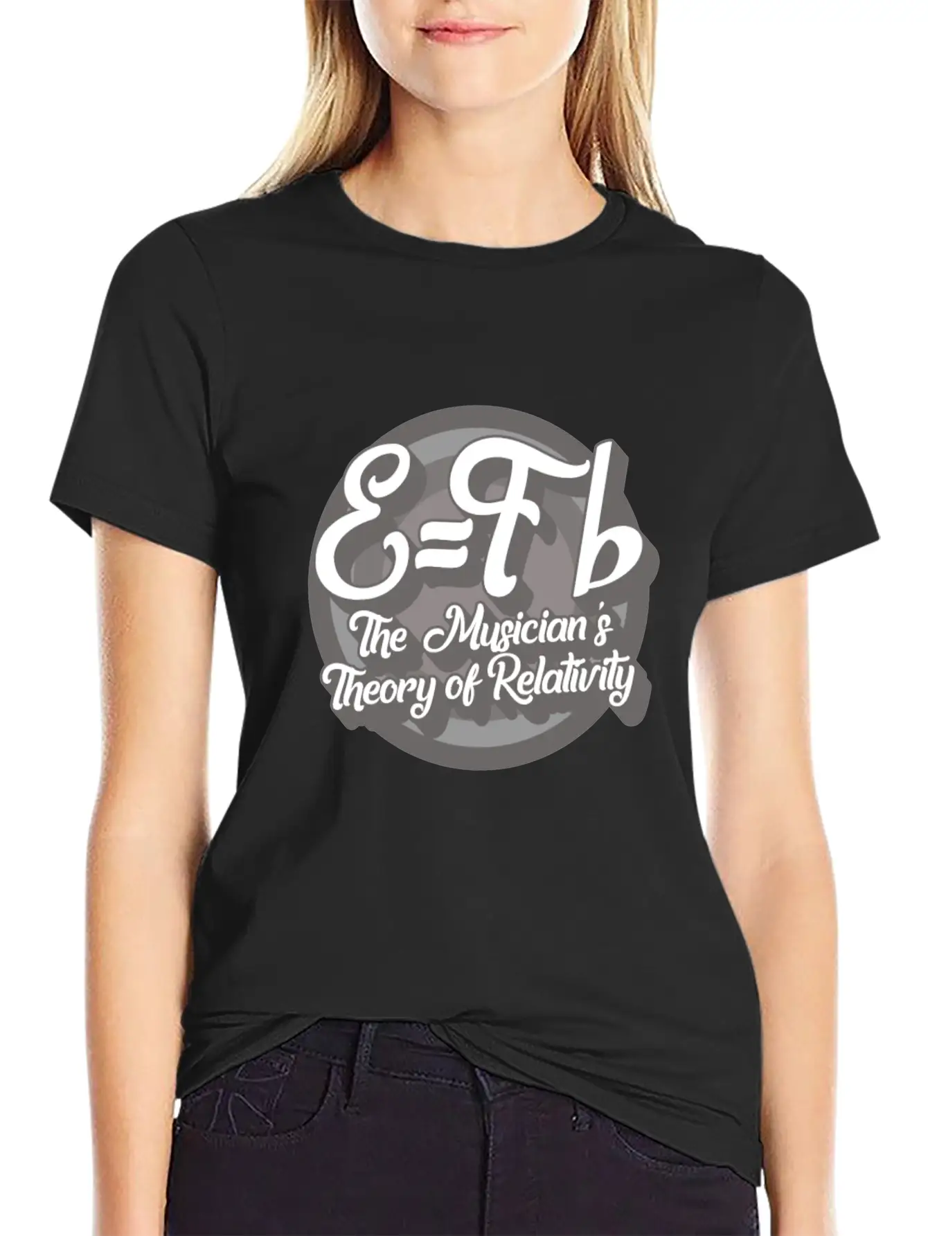 Music Teacher Shirt, E=Fb Musician's Theory Music Unisex Casual T-Shirt – Clean Design For Daily Comfort