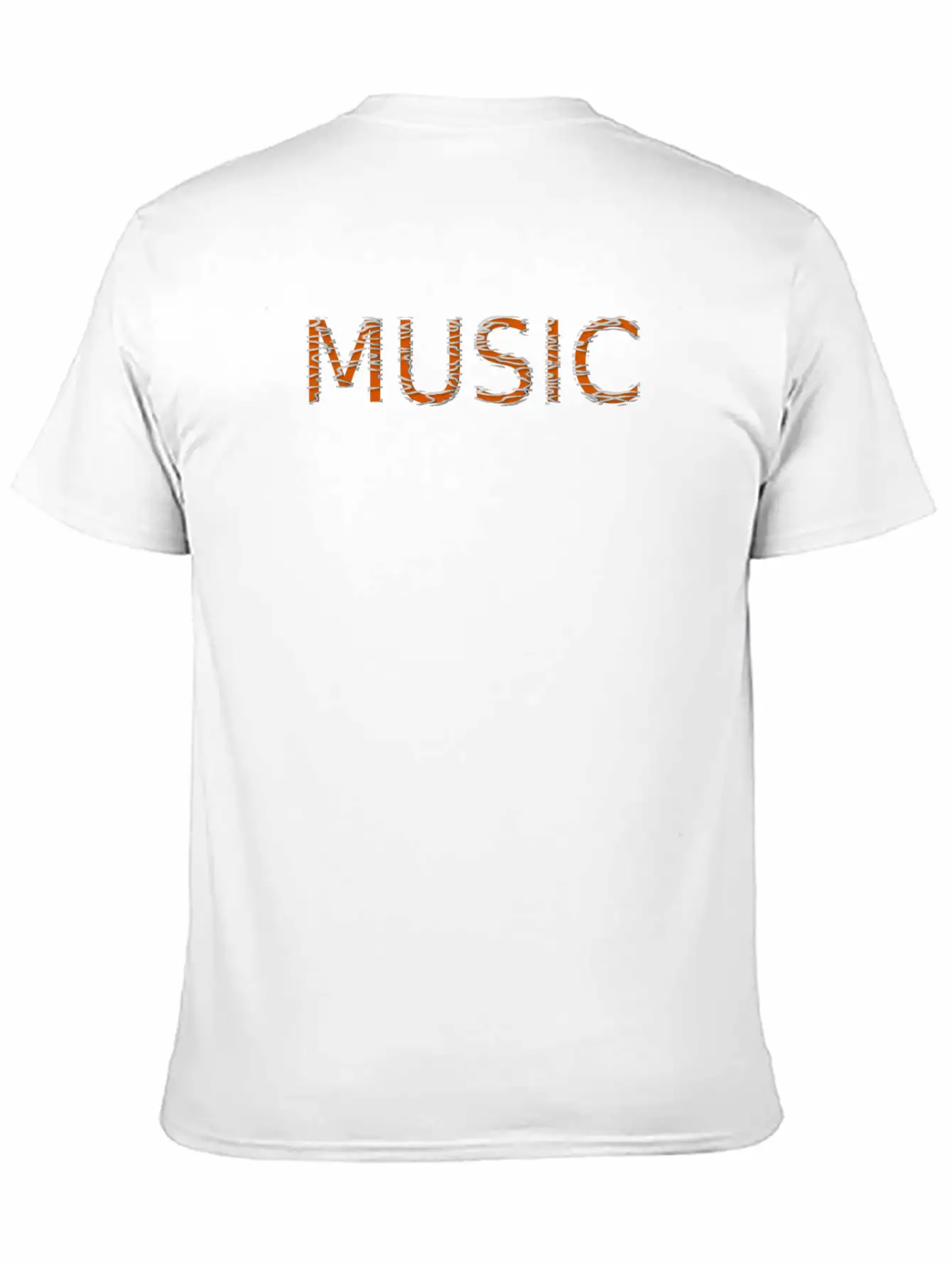 Music Text Casual Graphic T-Shirt – Simple And Comfortable Daily Wear