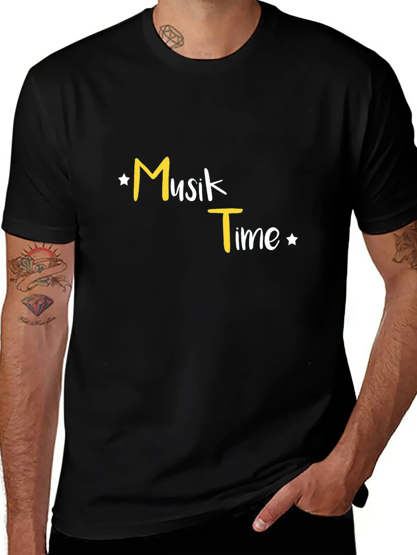 Music Time Unisex Casual T-Shirt – Clean Design For Daily Comfort