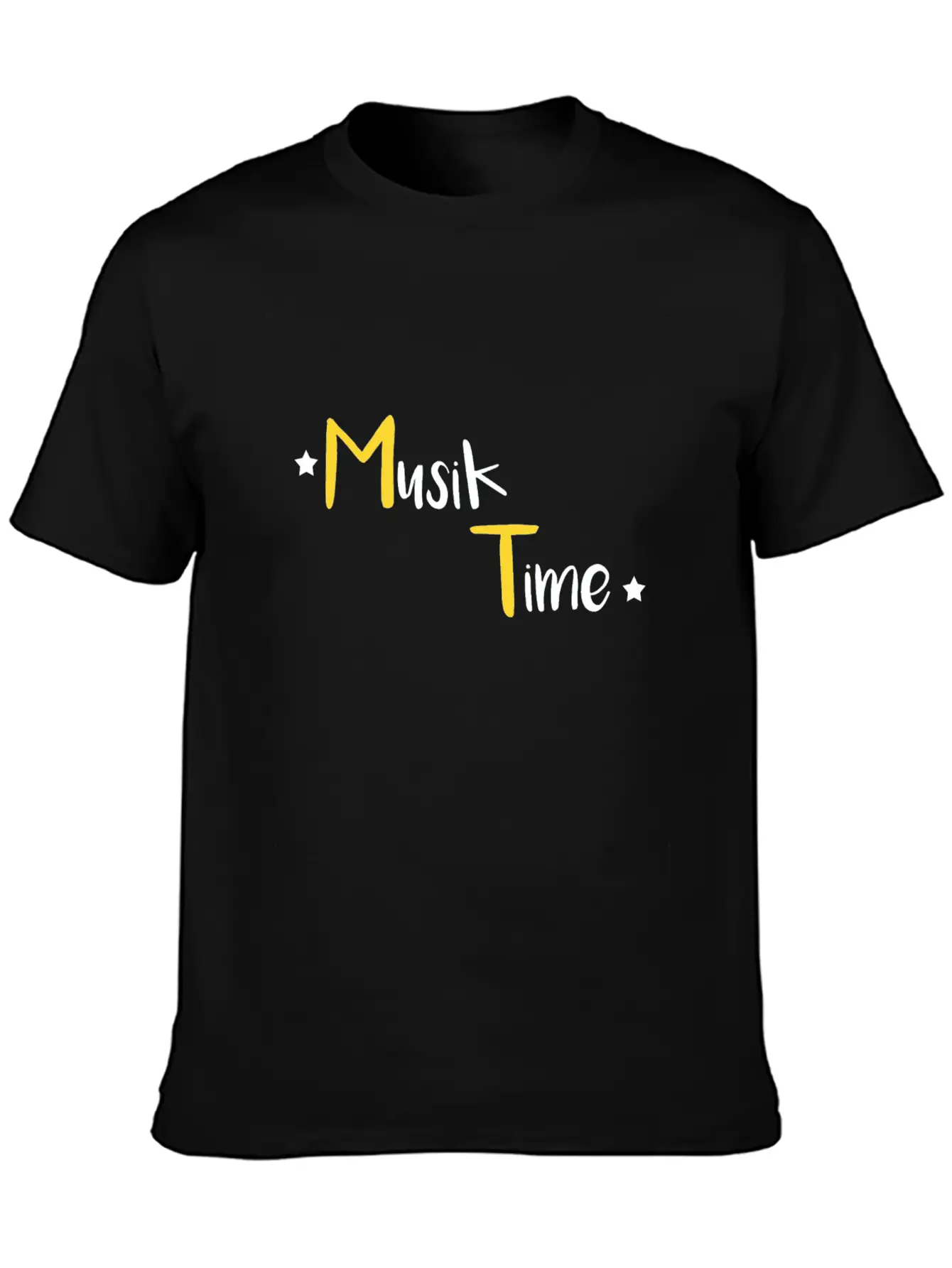Music Time Unisex Casual T-Shirt – Clean Design For Daily Comfort