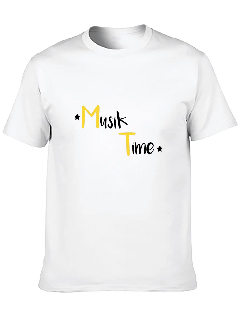 Music Time Unisex Casual T-Shirt – Clean Design For Daily Comfort