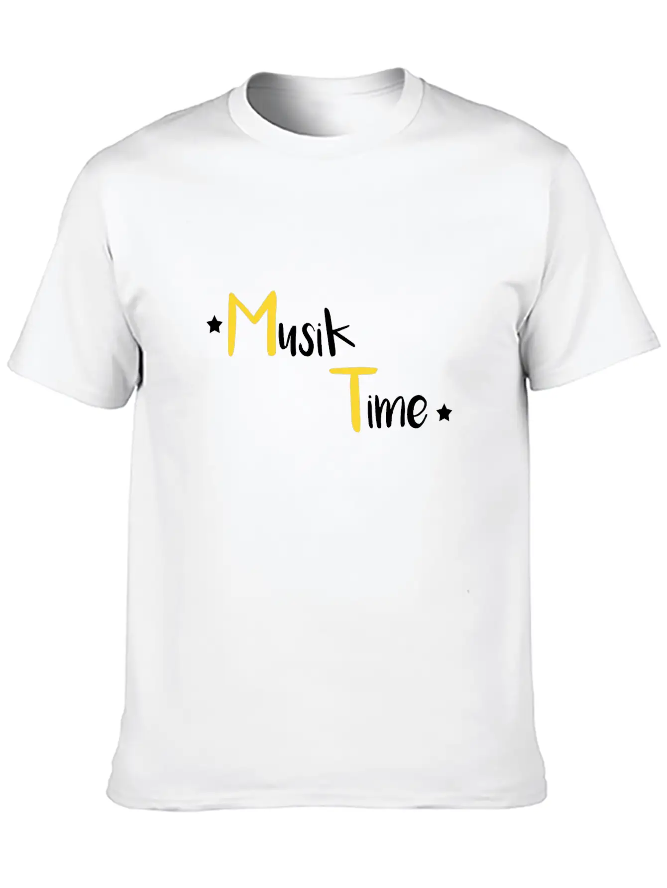 Music Time Unisex Casual T-Shirt – Clean Design For Daily Comfort