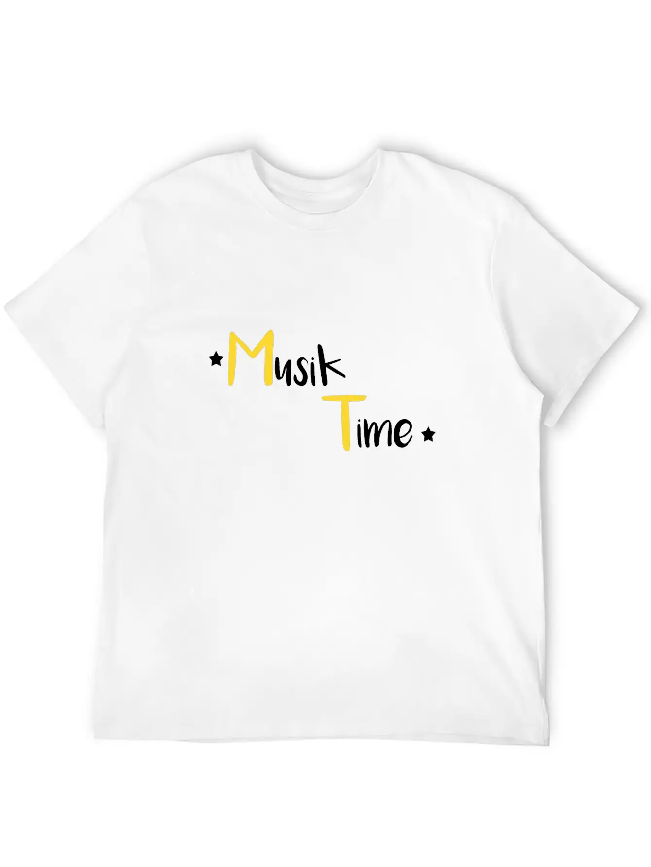 Music Time Unisex Casual T-Shirt – Clean Design For Daily Comfort