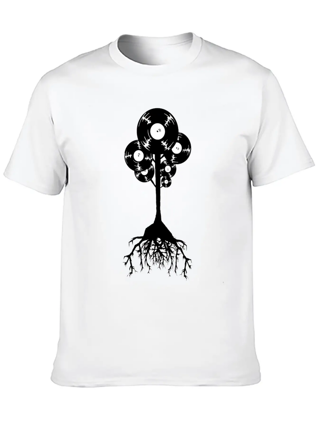 Music Vinyl Retro Unisex Casual T-Shirt – Clean Design For Daily Comfort