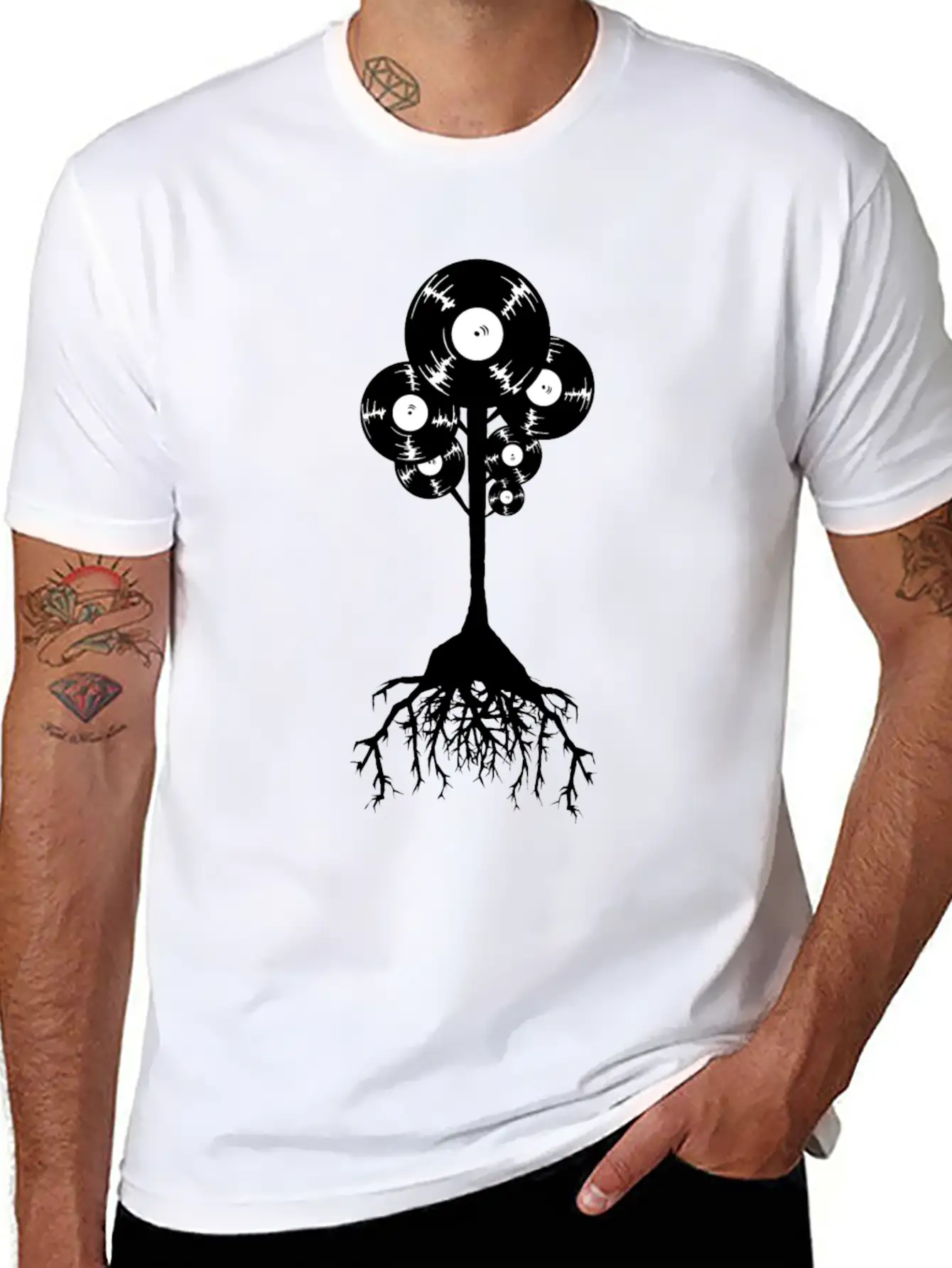 Music Vinyl Retro Unisex Casual T-Shirt – Clean Design For Daily Comfort