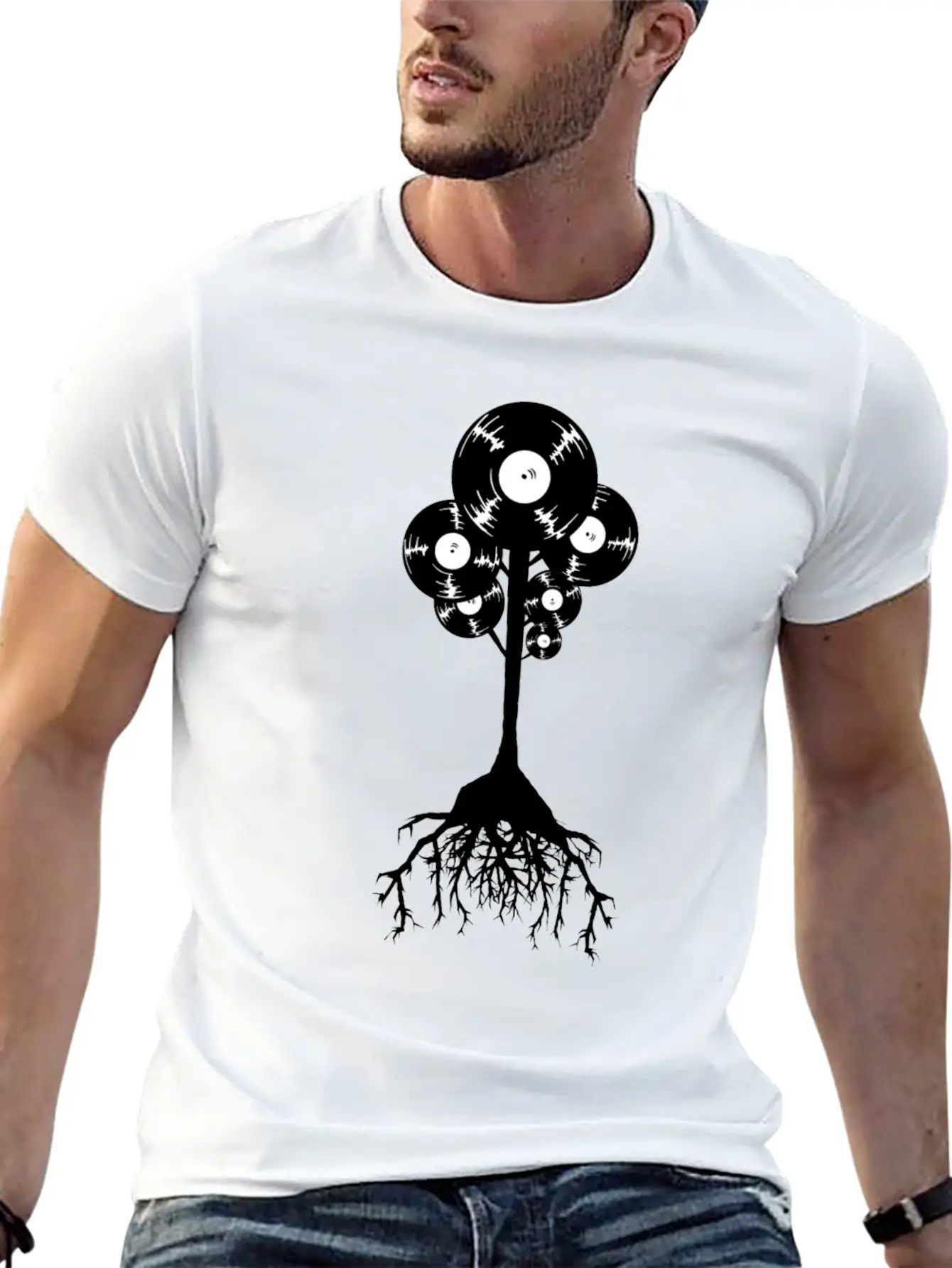 Music Vinyl Retro Unisex Casual T-Shirt – Clean Design For Daily Comfort