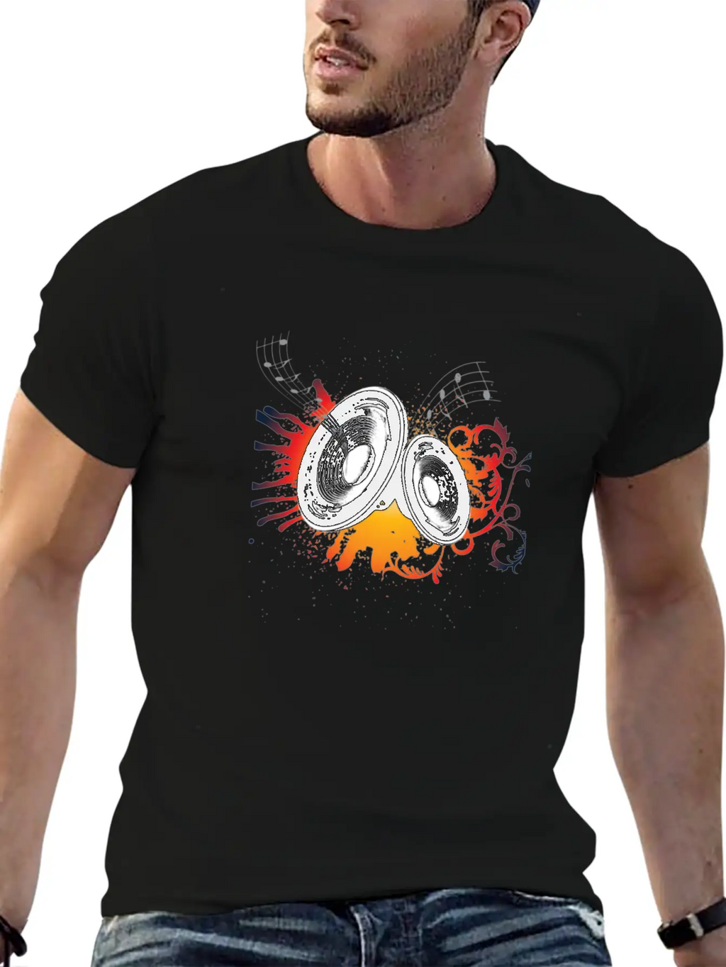 MUSICAL ARTS Classic Fit Graphic Tee For Daily Comfort – Unisex Cotton Shirt