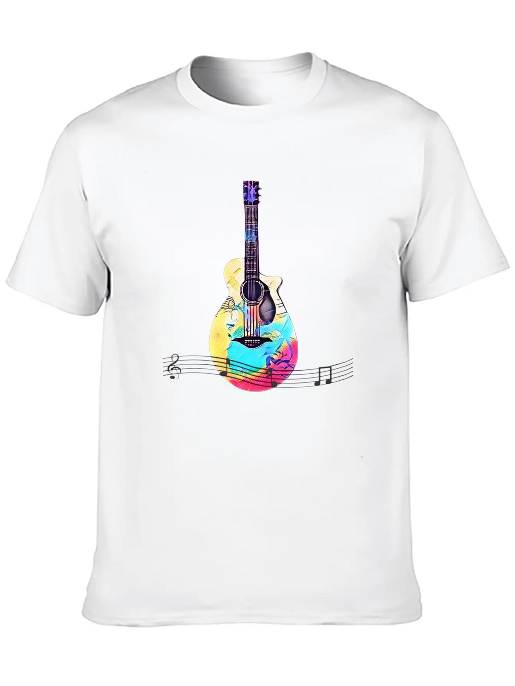 Musical Notes Stylish Everyday T-Shirt – Unisex Basic Cotton Tee