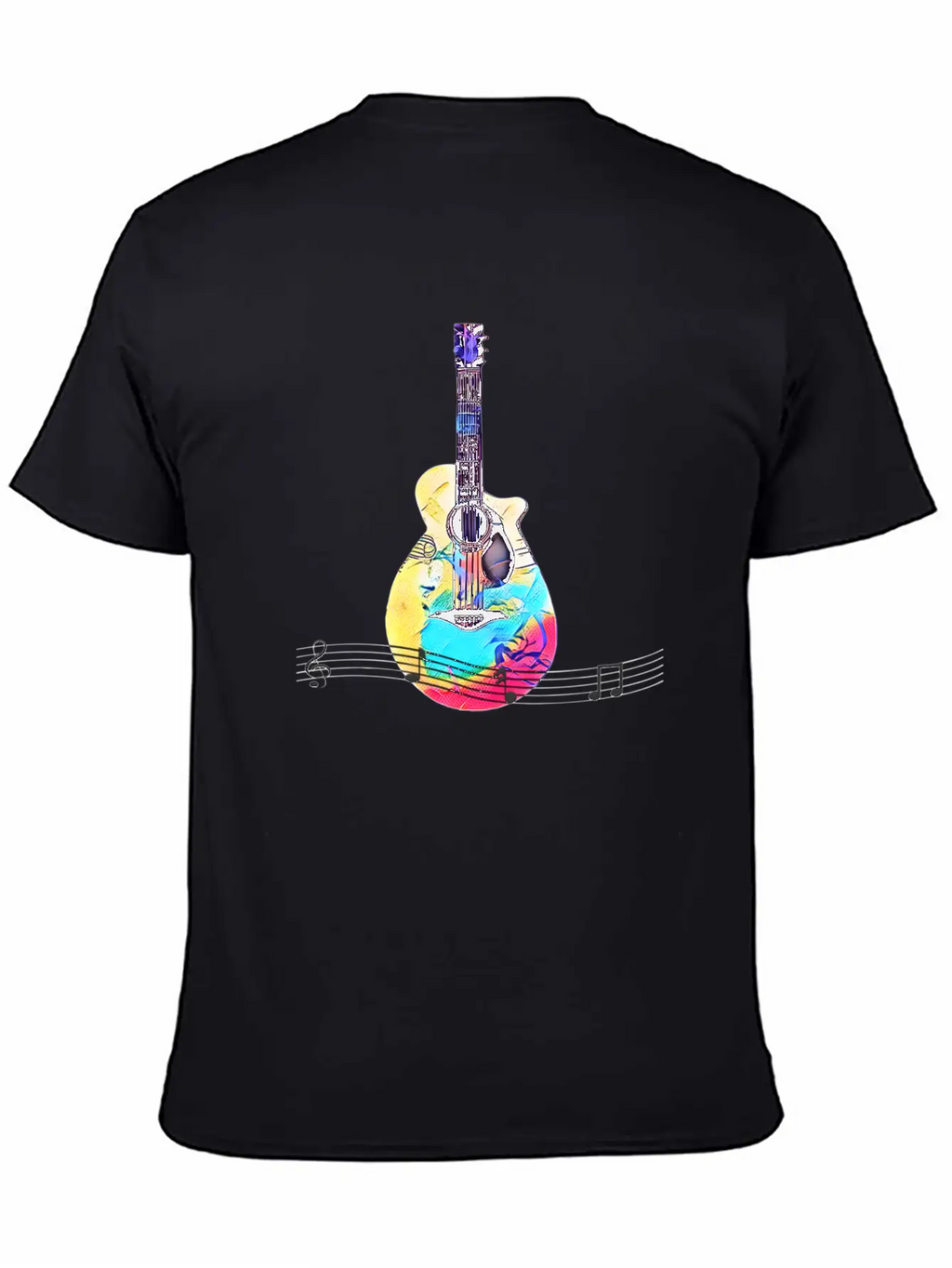 Musical Notes Stylish Everyday T-Shirt – Unisex Basic Cotton Tee