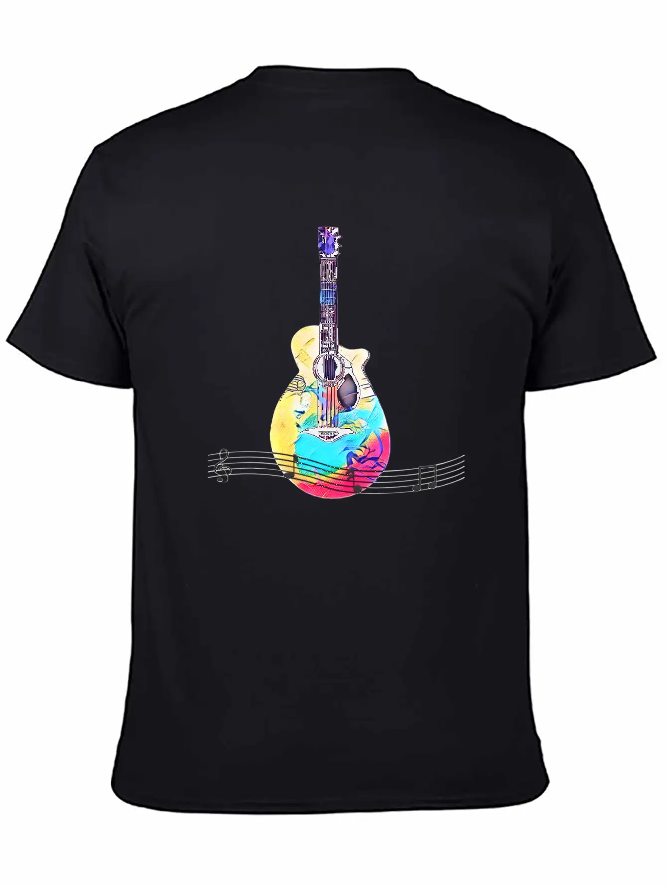 Musical Notes Stylish Everyday T-Shirt – Unisex Basic Cotton Tee
