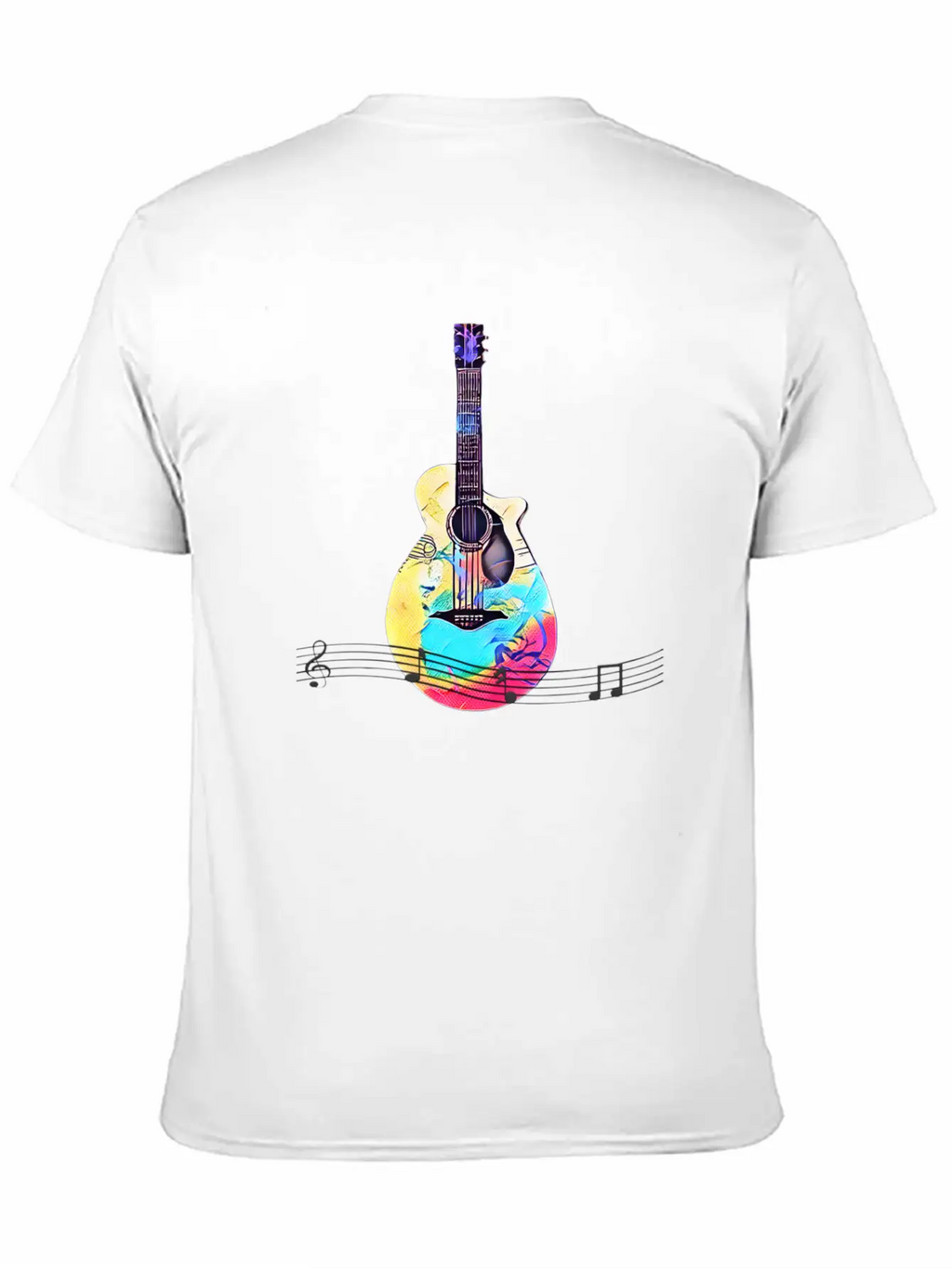 Musical Notes Stylish Everyday T-Shirt – Unisex Basic Cotton Tee