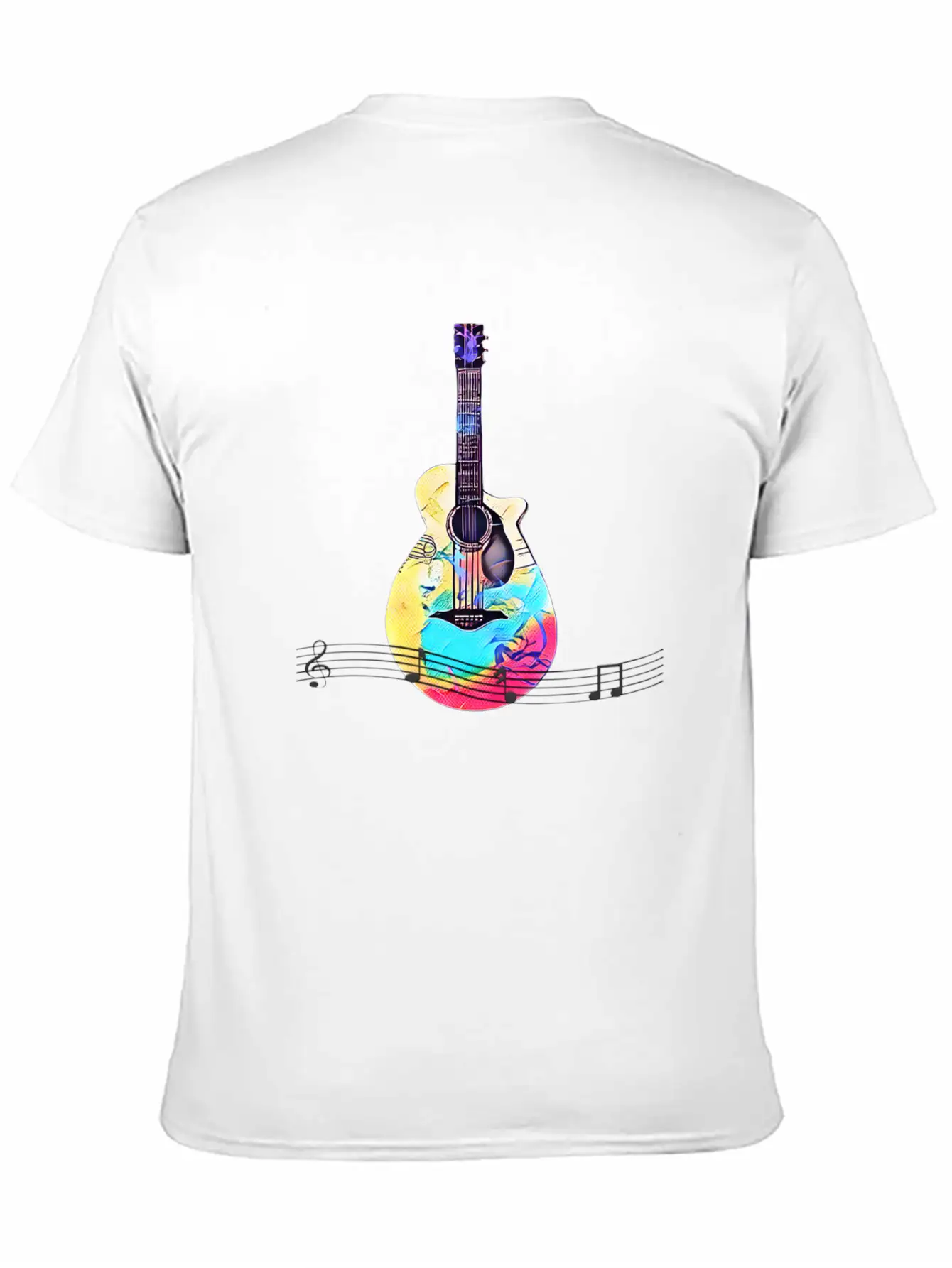 Musical Notes Stylish Everyday T-Shirt – Unisex Basic Cotton Tee