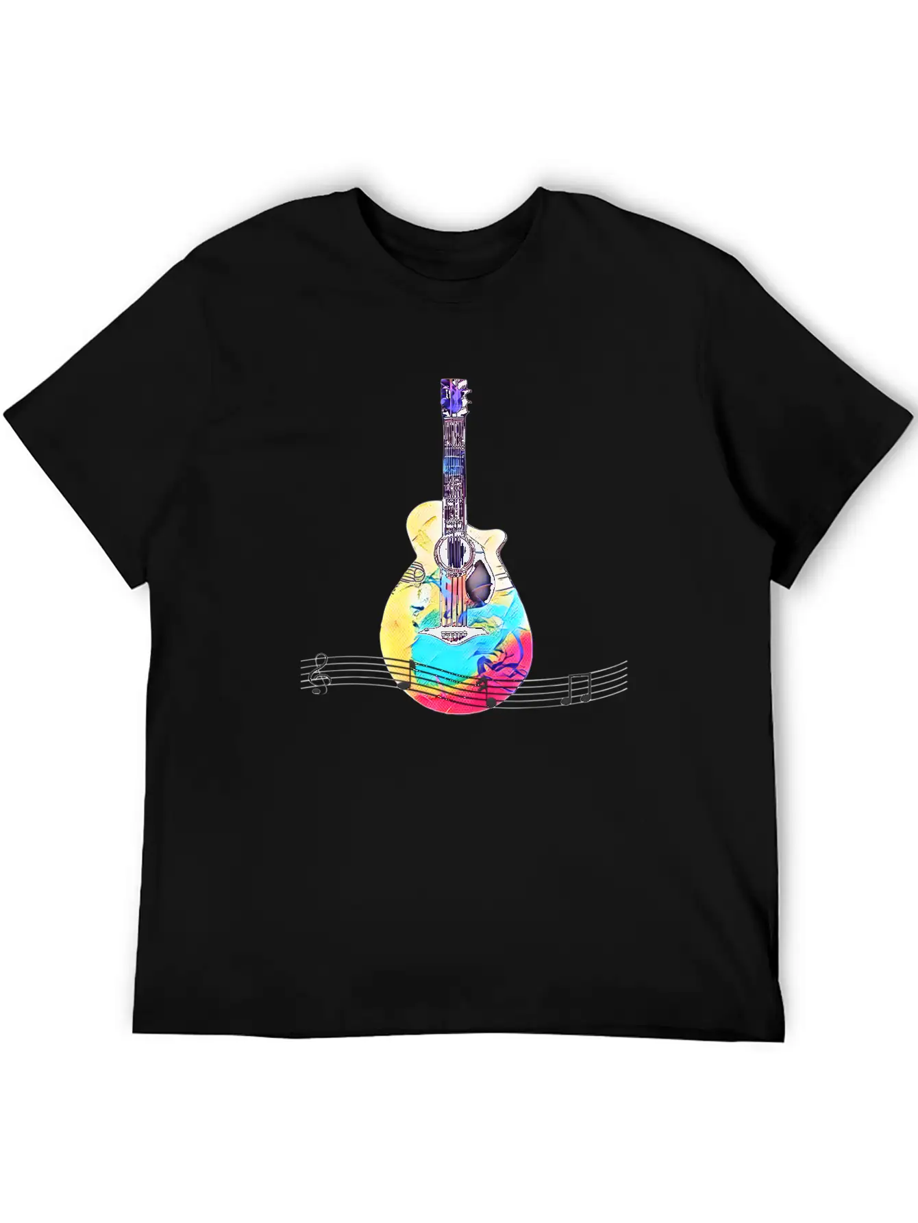 Musical Notes Stylish Everyday T-Shirt – Unisex Basic Cotton Tee