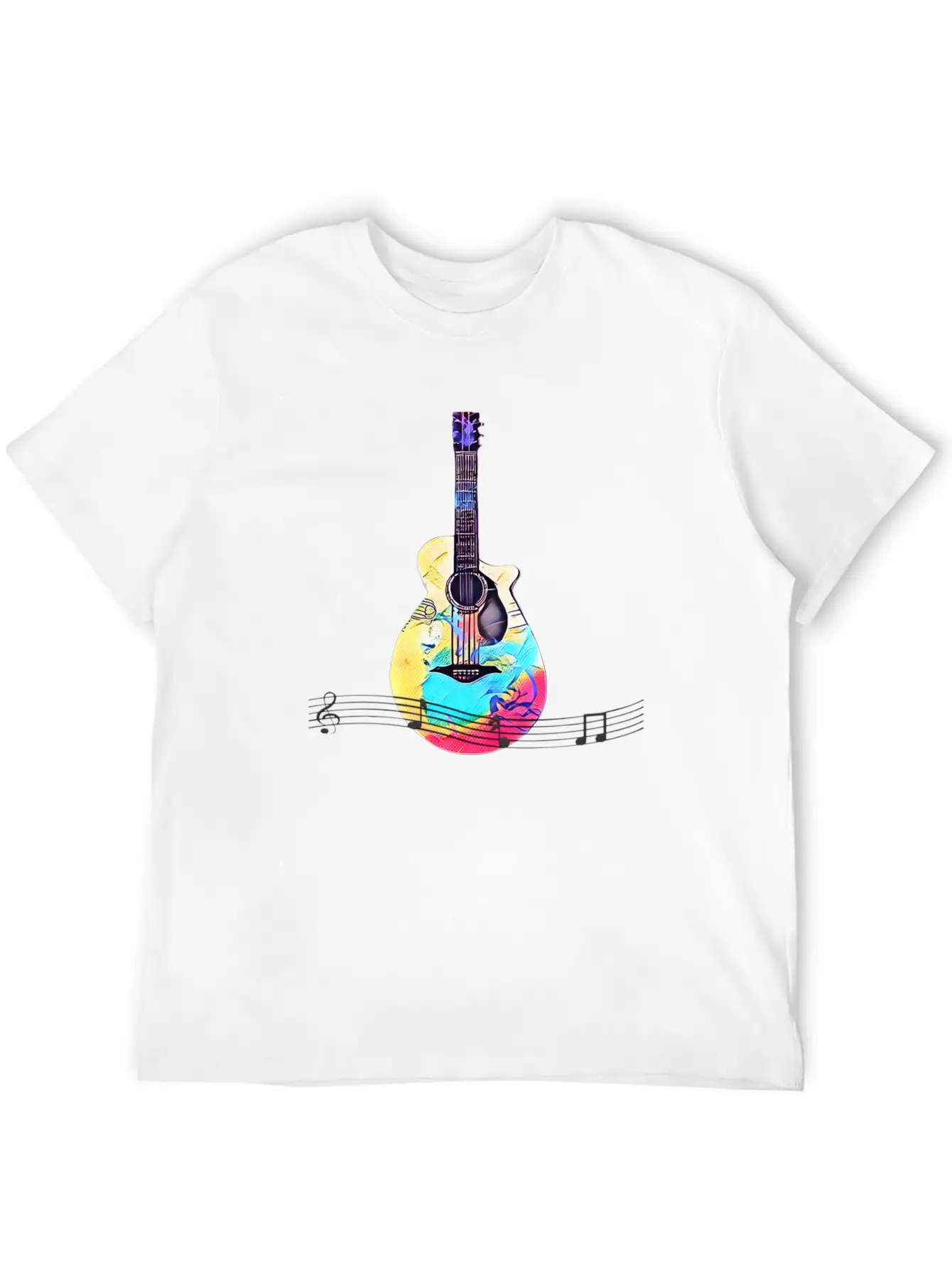 Musical Notes Stylish Everyday T-Shirt – Unisex Basic Cotton Tee