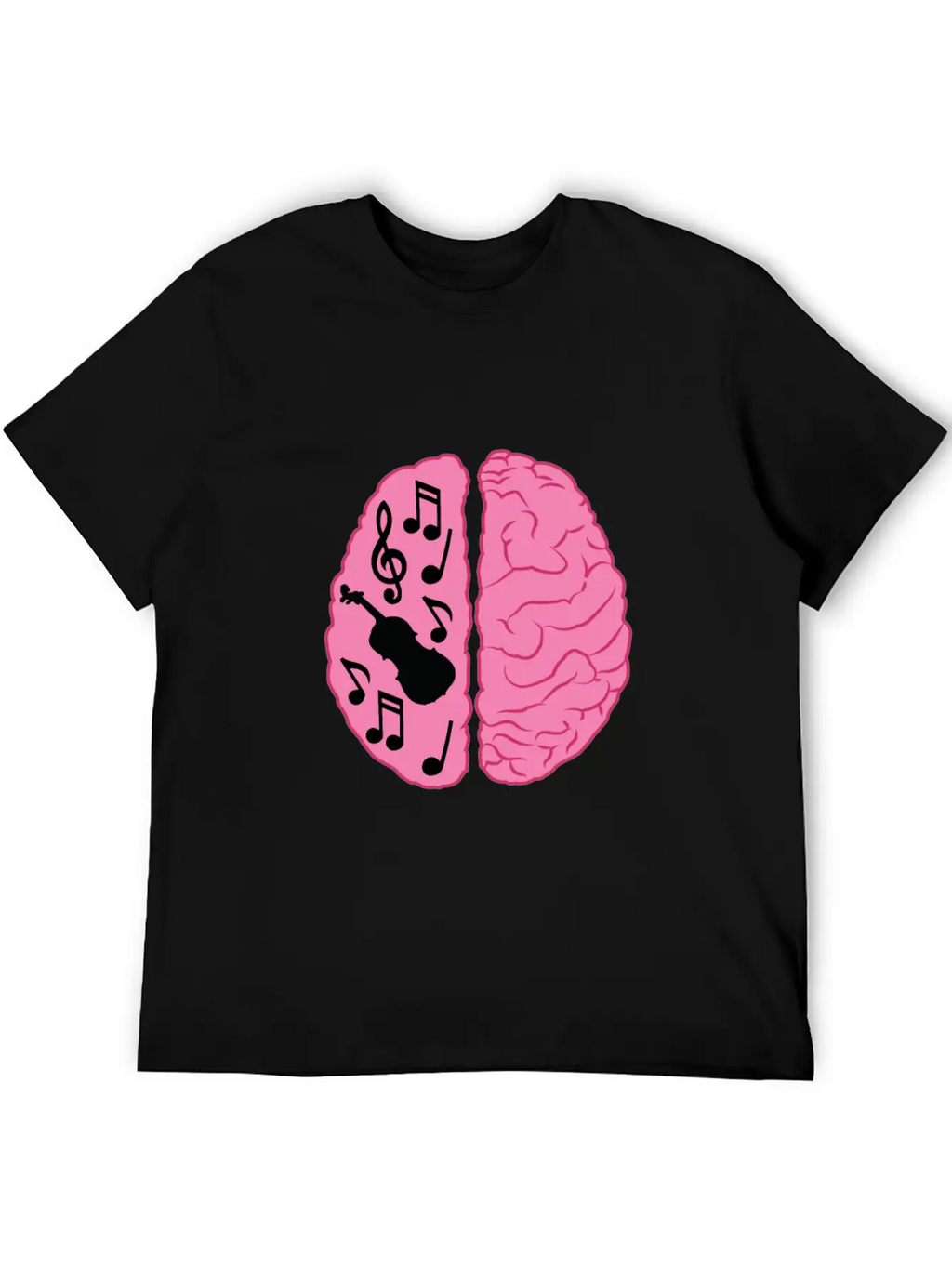 Musician Brain Unisex Casual T-Shirt – Clean Design For Daily Comfort