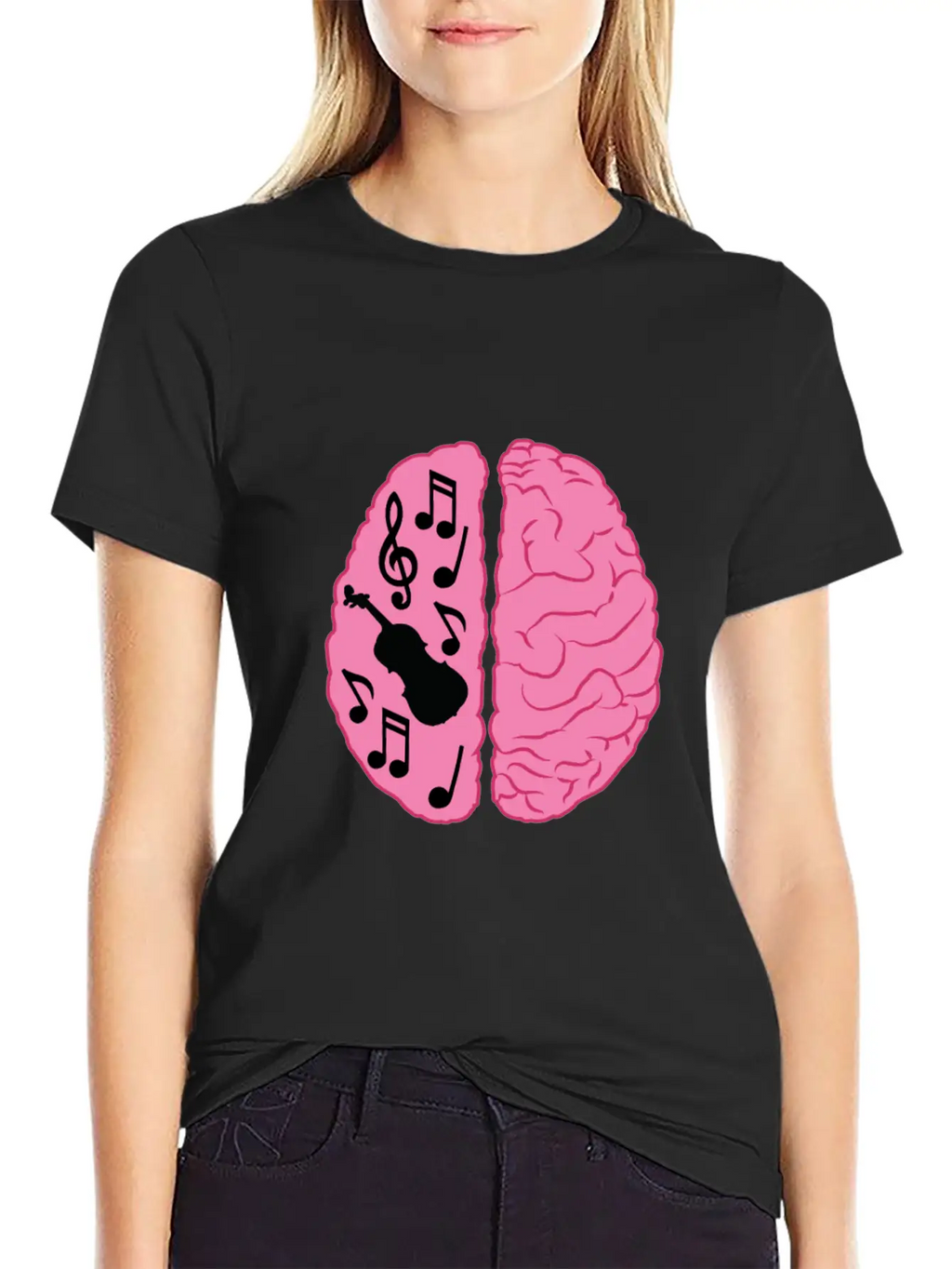 Musician Brain Unisex Casual T-Shirt – Clean Design For Daily Comfort