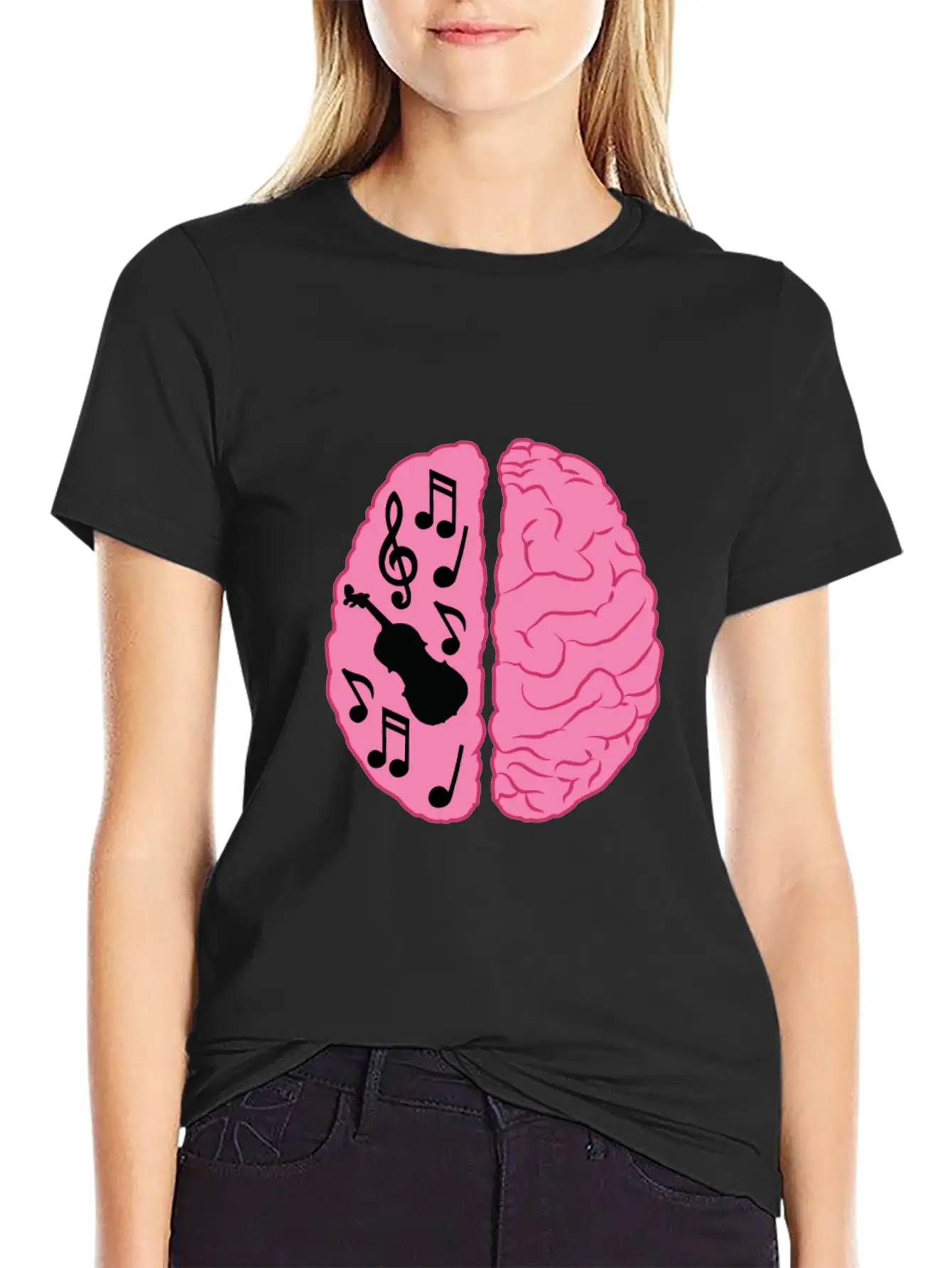 Musician Brain Unisex Casual T-Shirt – Clean Design For Daily Comfort