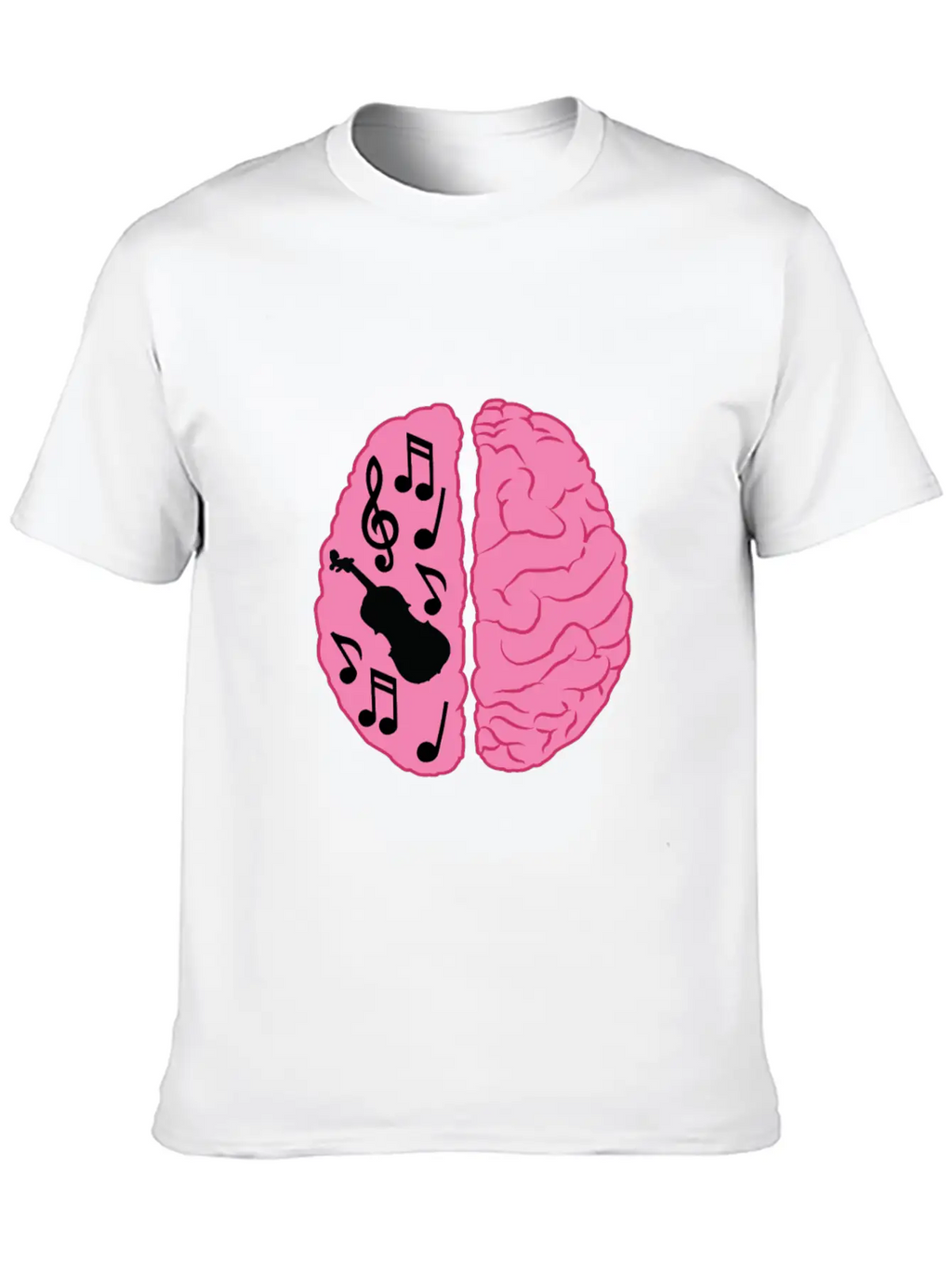 Musician Brain Unisex Casual T-Shirt – Clean Design For Daily Comfort