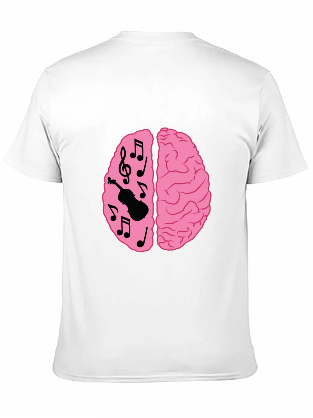 Musician Brain Unisex Casual T-Shirt – Clean Design For Daily Comfort