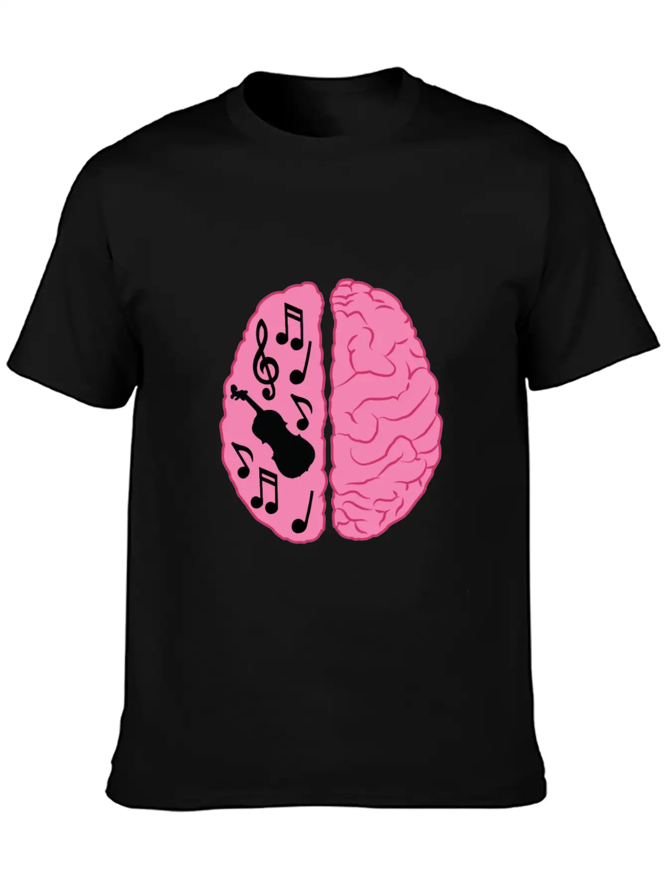 Musician Brain Unisex Casual T-Shirt – Clean Design For Daily Comfort