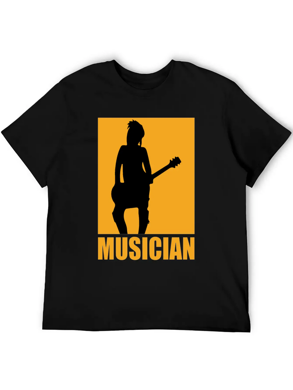 Musician Design Unisex Casual T-Shirt – Clean Design For Daily Comfort