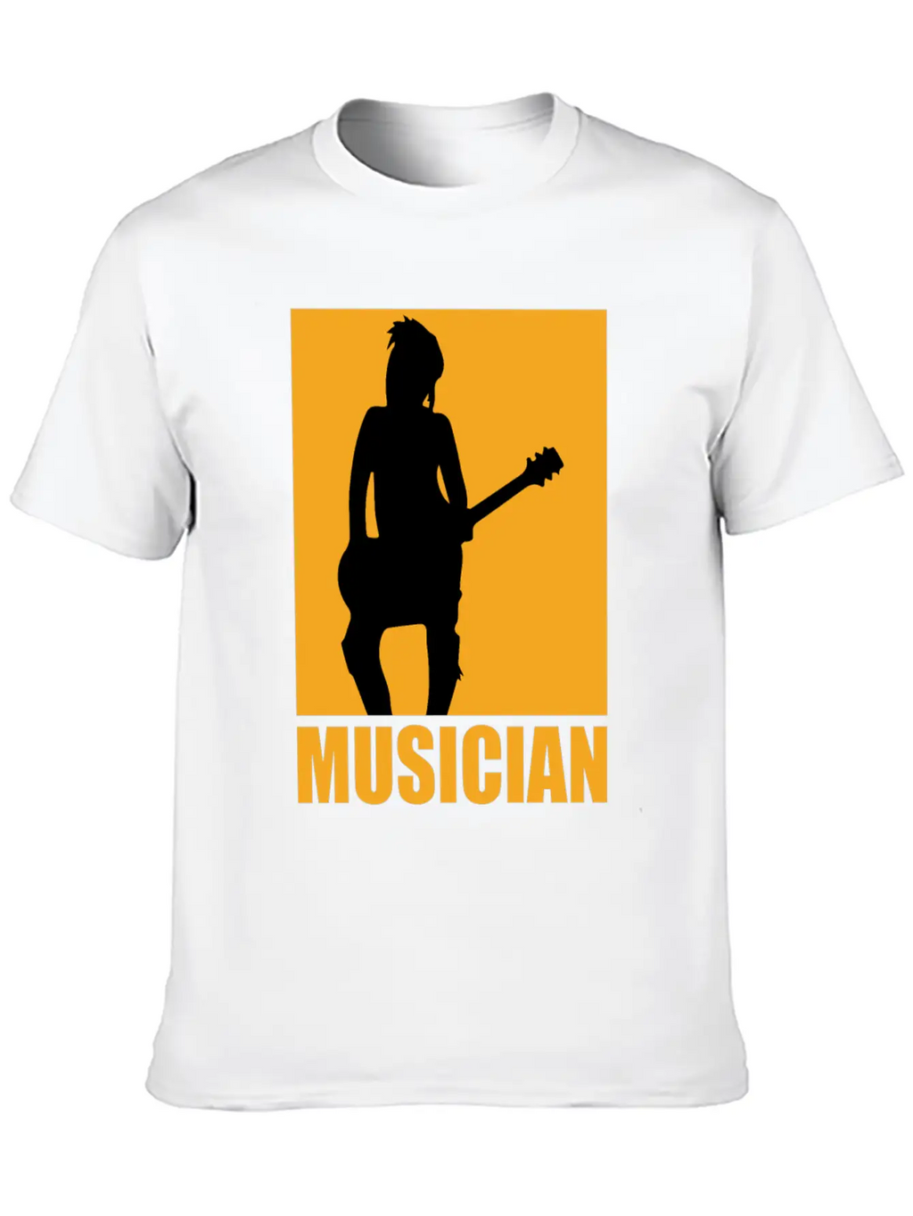 Musician Design Unisex Casual T-Shirt – Clean Design For Daily Comfort